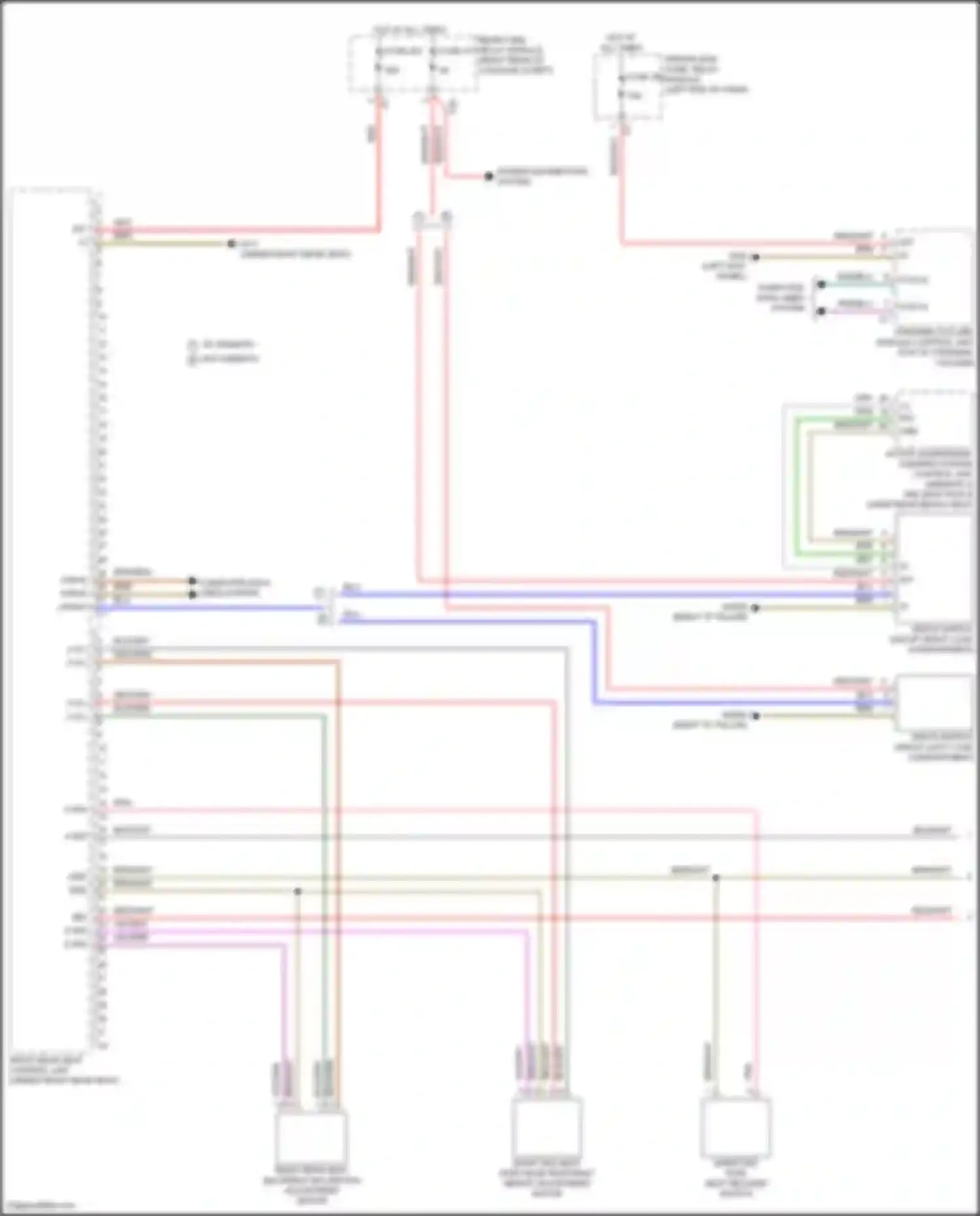 Wiring diagram computer data lines system for Mercedes-Benz GLE-class Coupe C167 (2019-2023) (49 of 127)