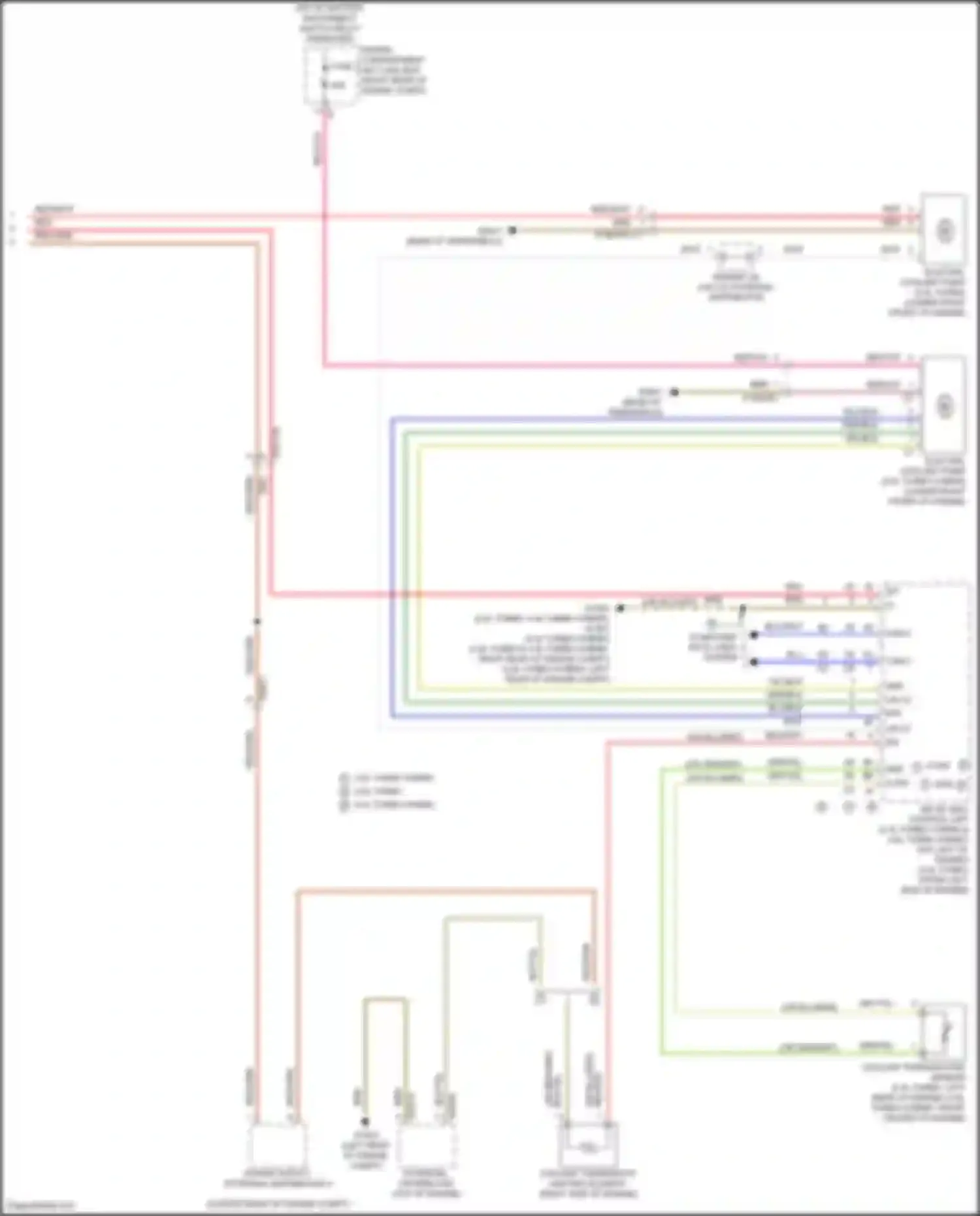Wiring diagram coolant temperature sensor for Mercedes-Benz GLE-class Coupe C167 (2019-2023) (1 of 5)