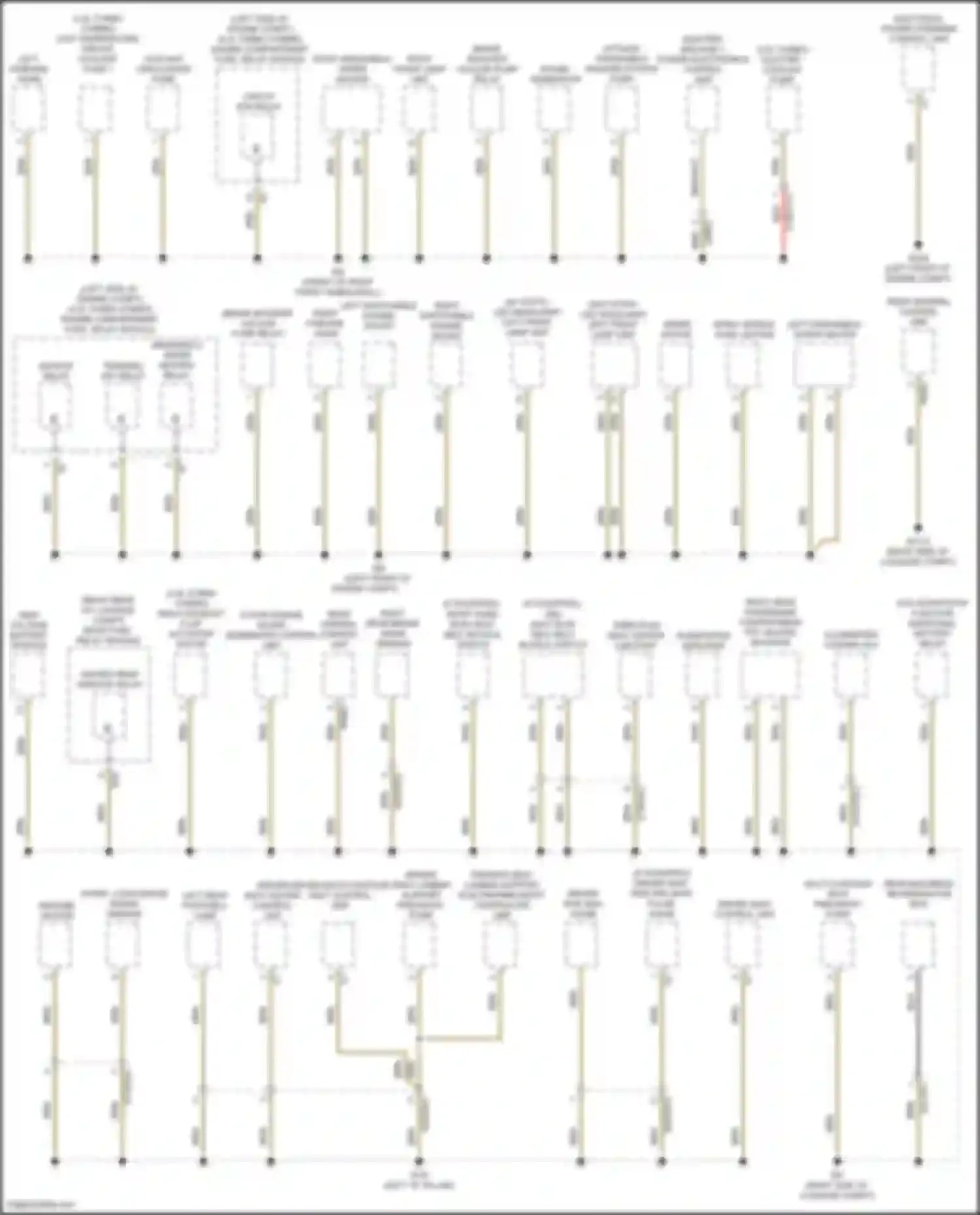 Wiring diagram driver multi-contour seat control unit for Mercedes-Benz GLE-class Coupe C167 (2019-2023) (1 of 1)