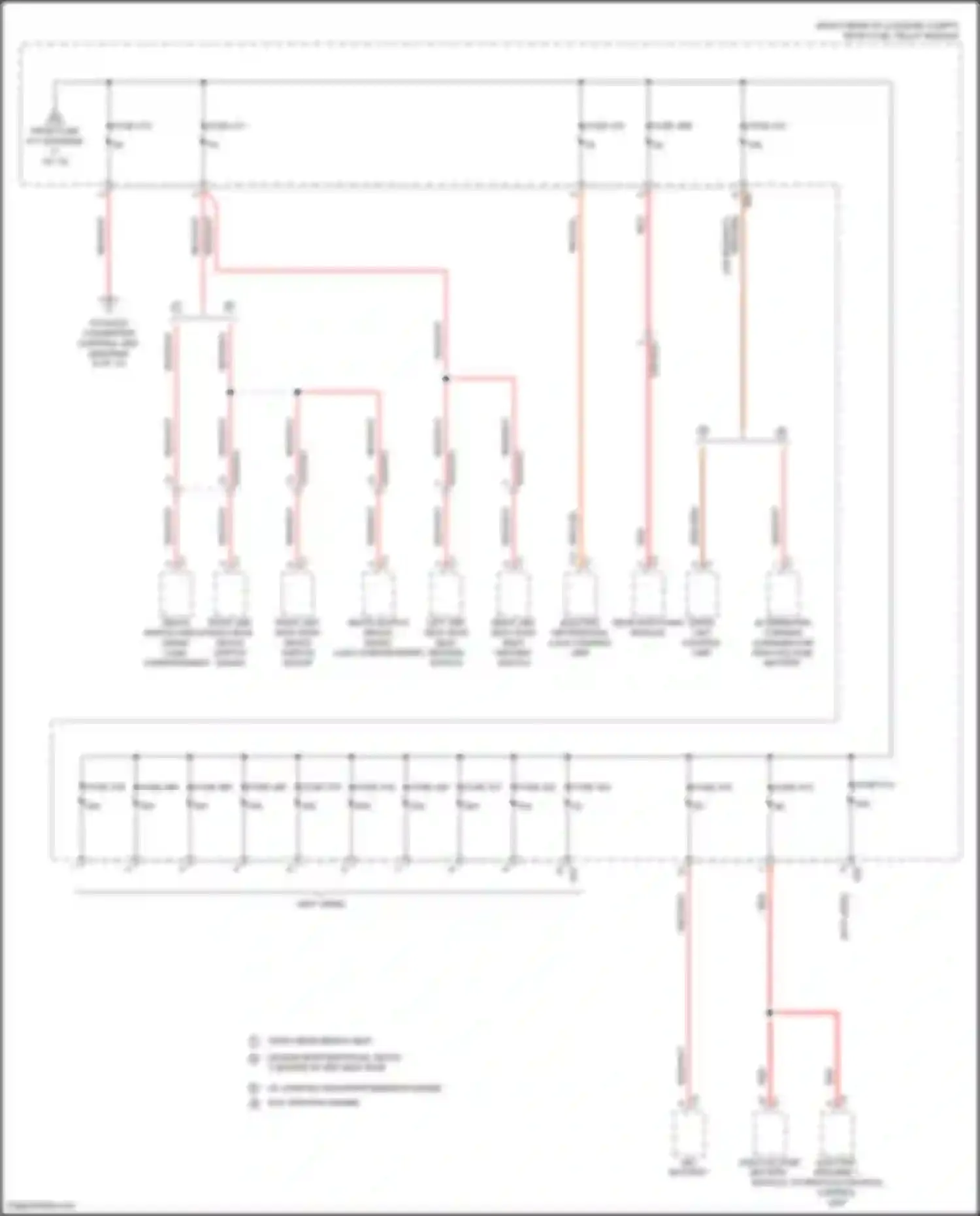 Wiring diagram electric machine 1 power electronics control unit for Mercedes-Benz GLE-class Coupe C167 (2019-2023) (3 of 6)