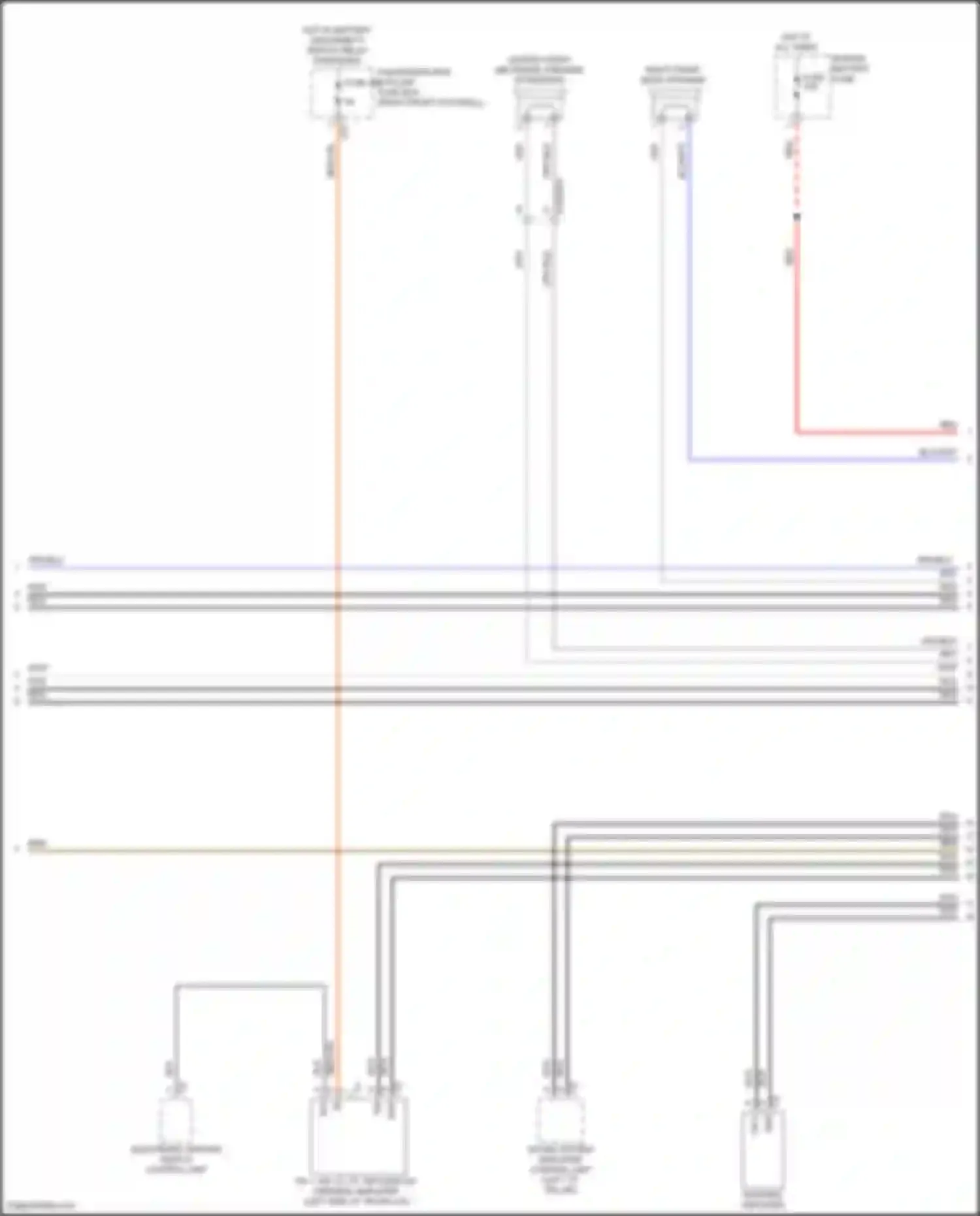 Wiring diagram electronic ignition switch control unit for Mercedes-Benz GLE-class Coupe C167 (2019-2023) (2 of 14)