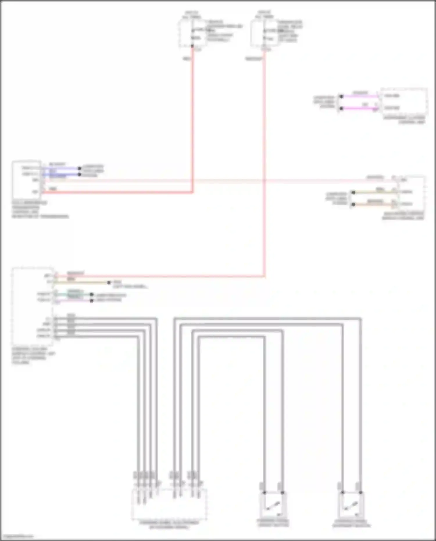 Wiring diagram electronic ignition switch control unit for Mercedes-Benz GLE-class Coupe C167 (2019-2023) (1 of 14)