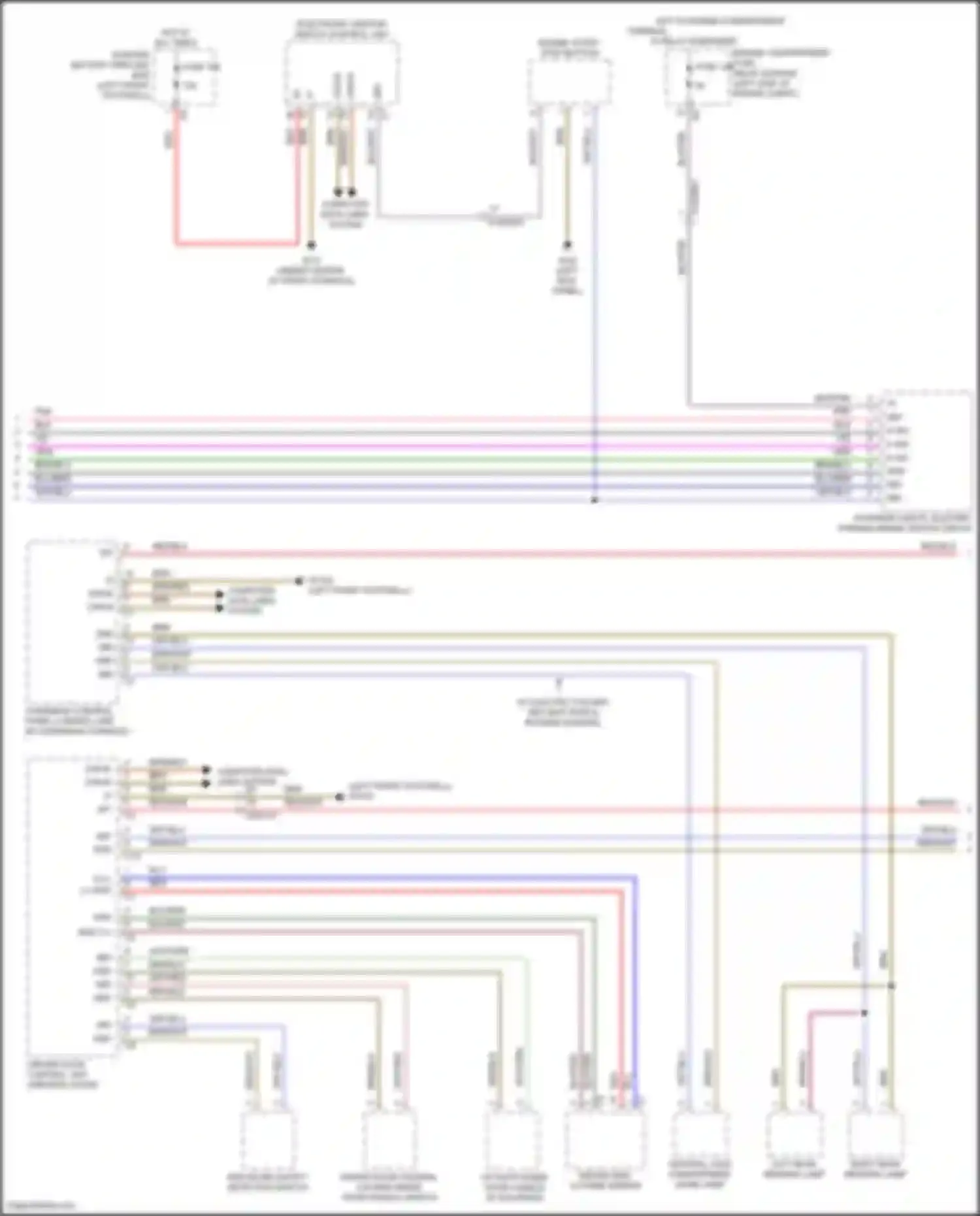 Wiring diagram engine compartment fuse, relay module for Mercedes-Benz GLE-class Coupe C167 (2019-2023) (9 of 28)