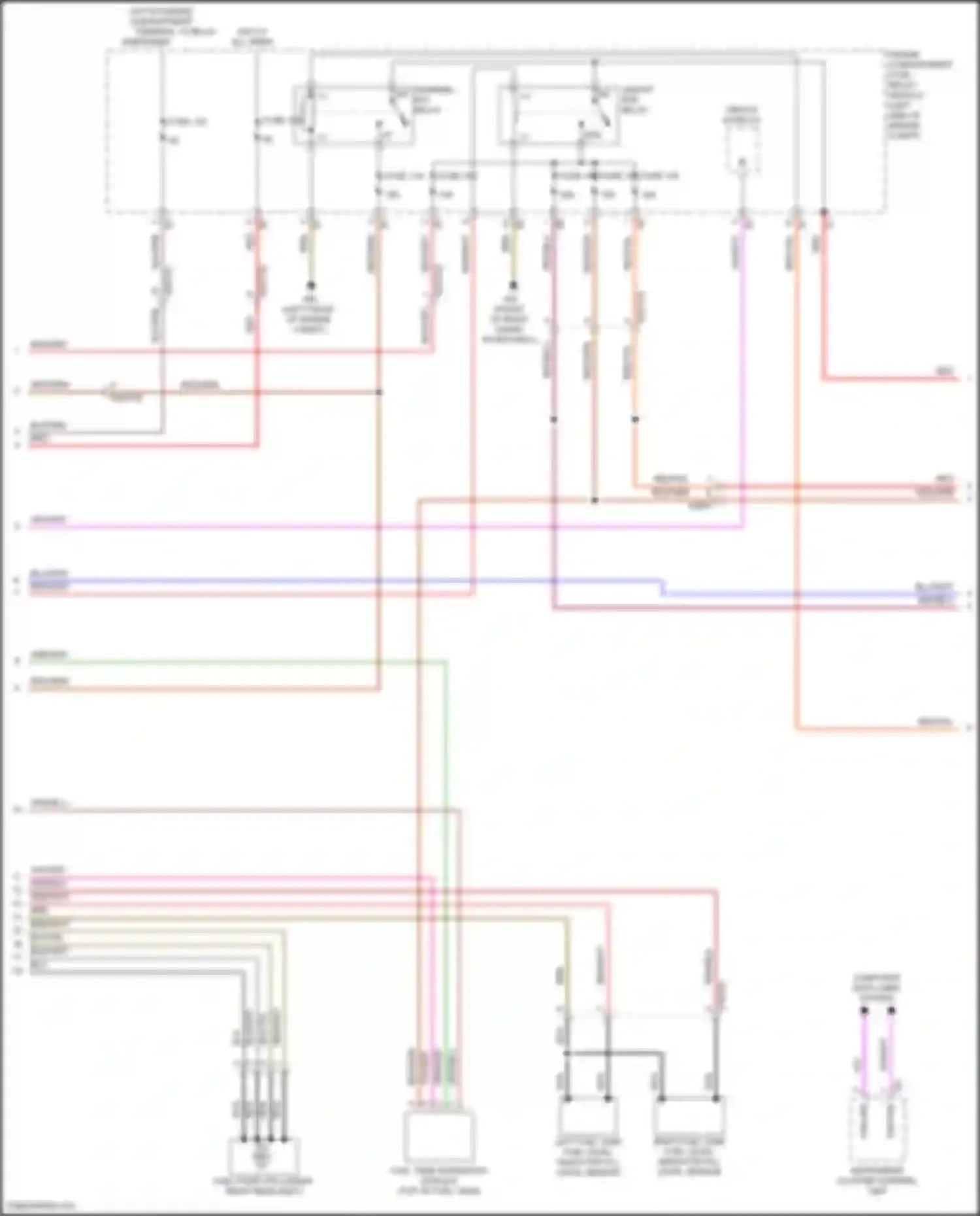 Wiring diagram engine compartment fuse, relay module for Mercedes-Benz GLE-class Coupe C167 (2019-2023) (19 of 28)