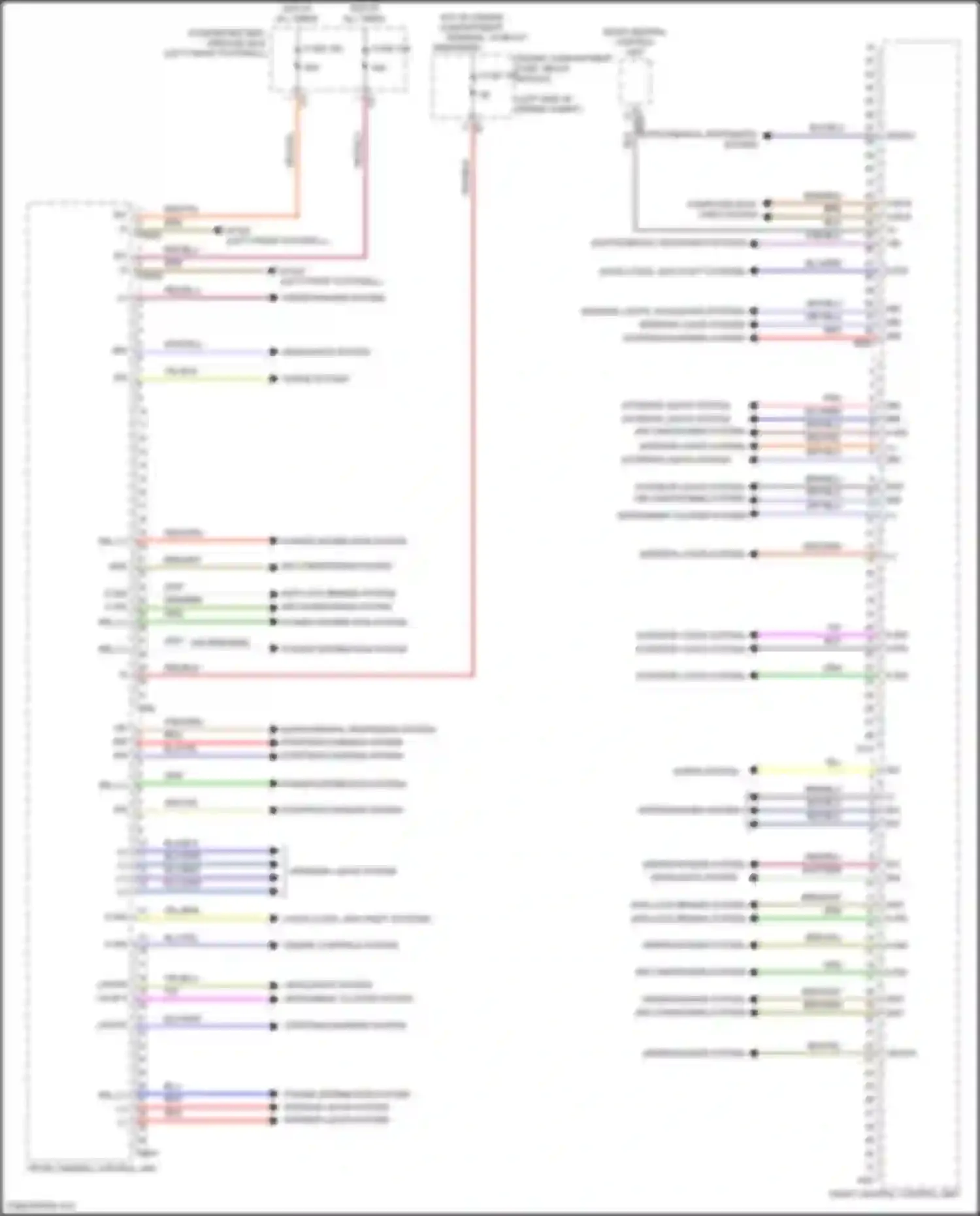 Wiring diagram engine controls system for Mercedes-Benz GLE-class Coupe C167 (2019-2023) (3 of 5)