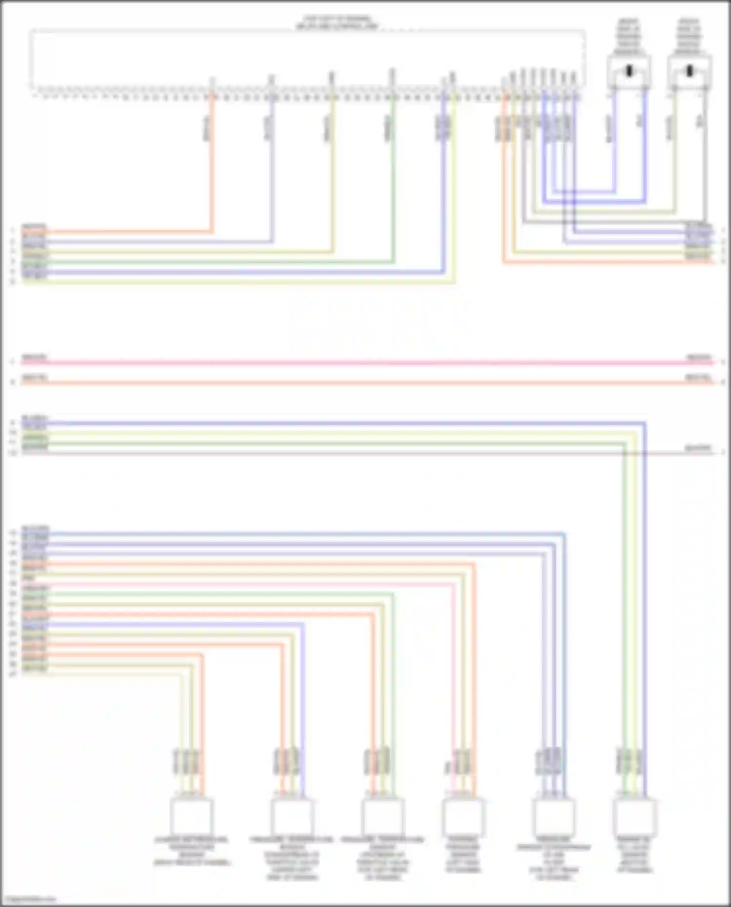Wiring diagram engine oil fill level sensor for Mercedes-Benz GLE-class Coupe C167 (2019-2023) (3 of 3)