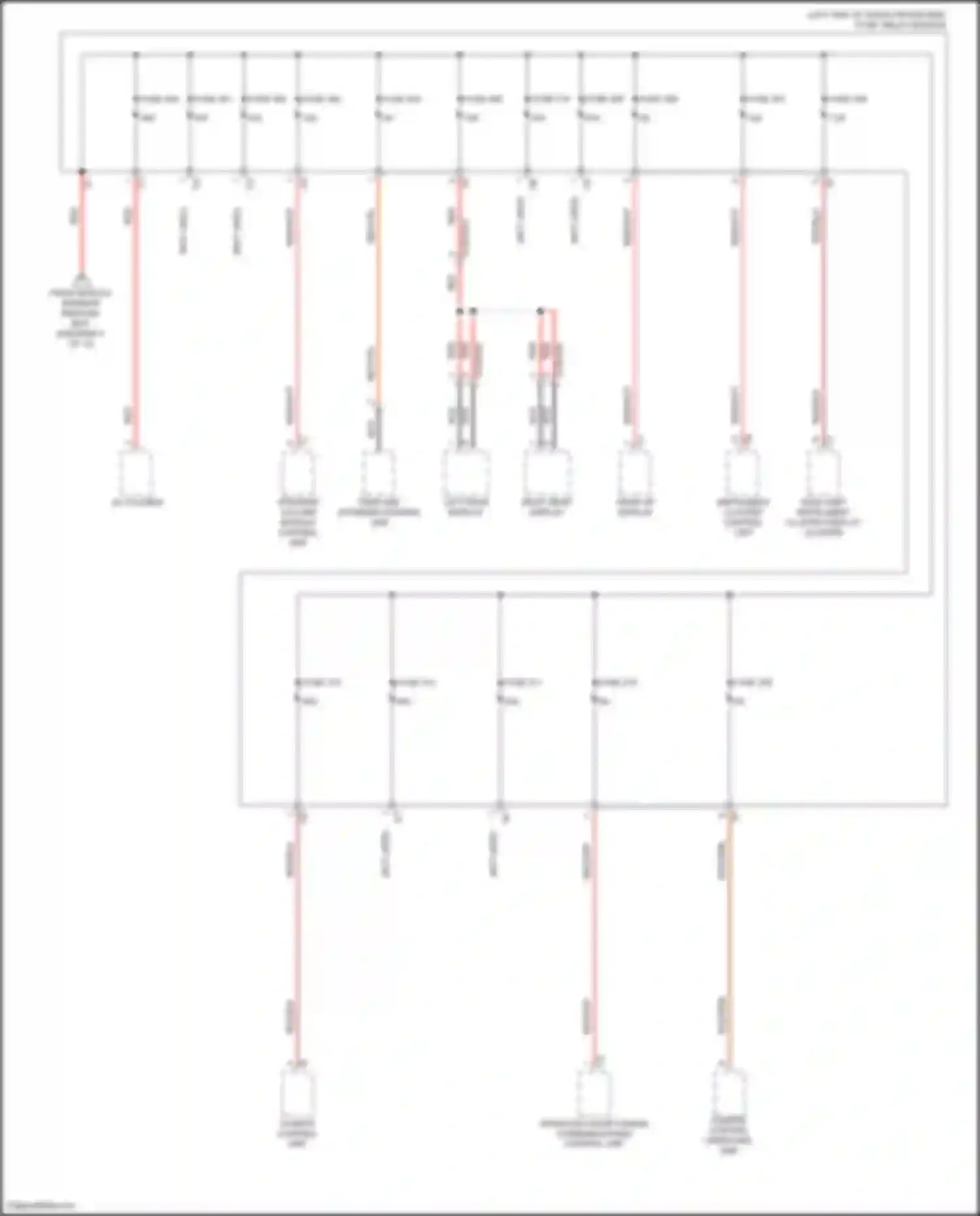 Wiring diagram head unit/ instrument cluster display cluster for Mercedes-Benz GLE-class Coupe C167 (2019-2023) (3 of 3)