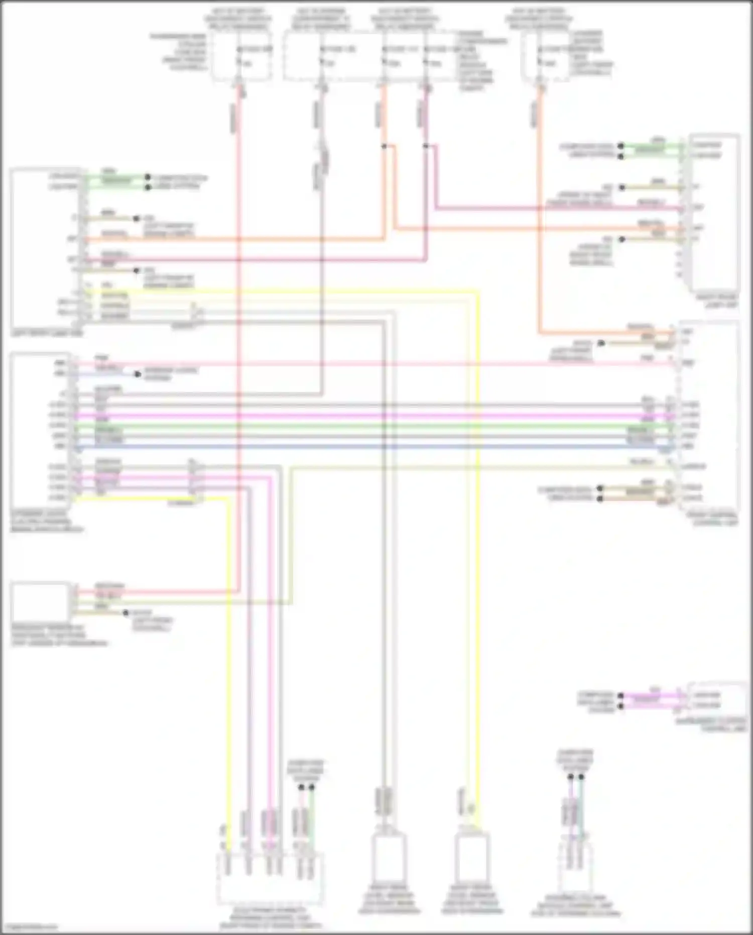Wiring diagram instrument cluster control unit for Mercedes-Benz GLE-class Coupe C167 (2019-2023) (3 of 30)