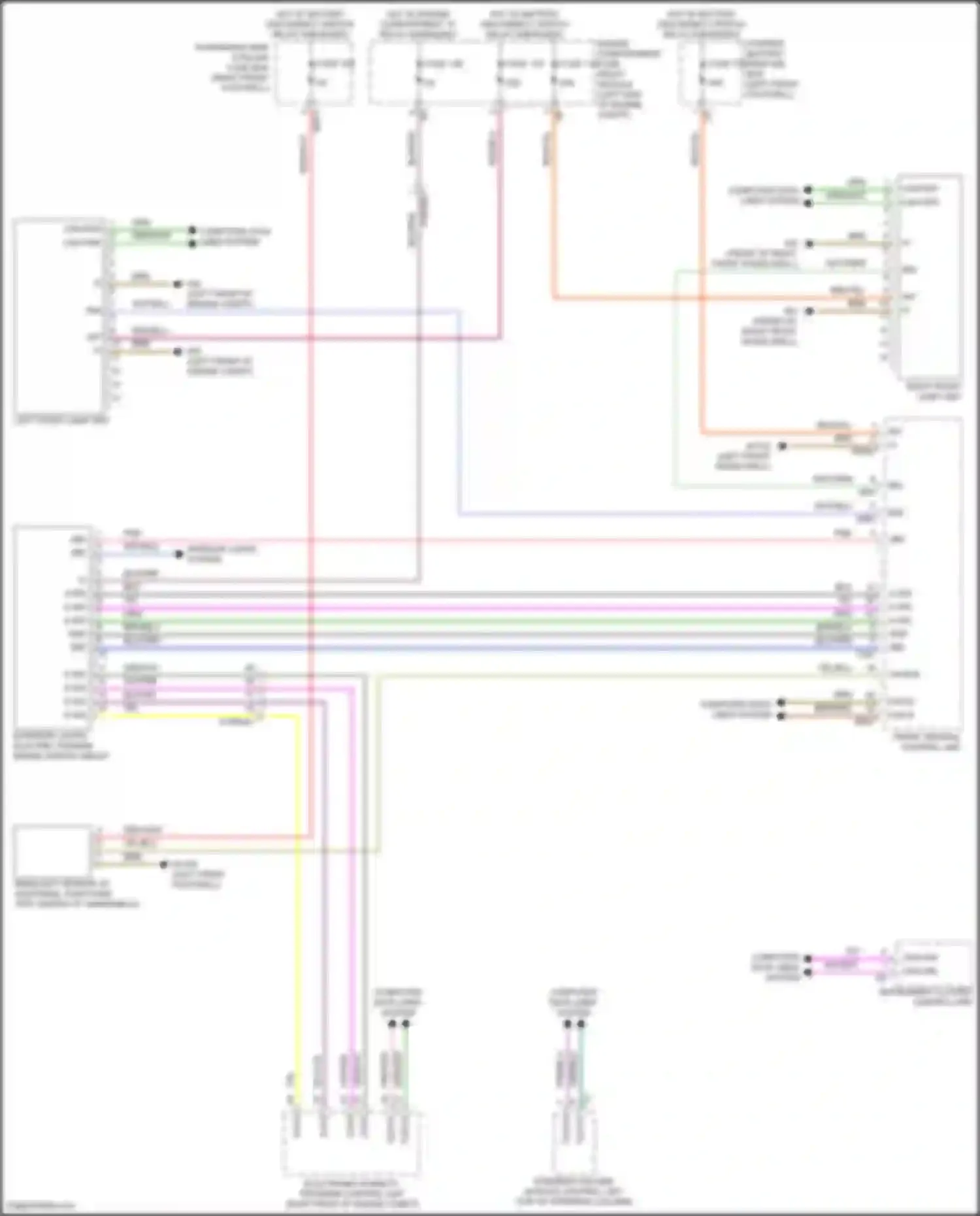 Wiring diagram left front lamp unit for Mercedes-Benz GLE-class Coupe C167 (2019-2023) (4 of 7)
