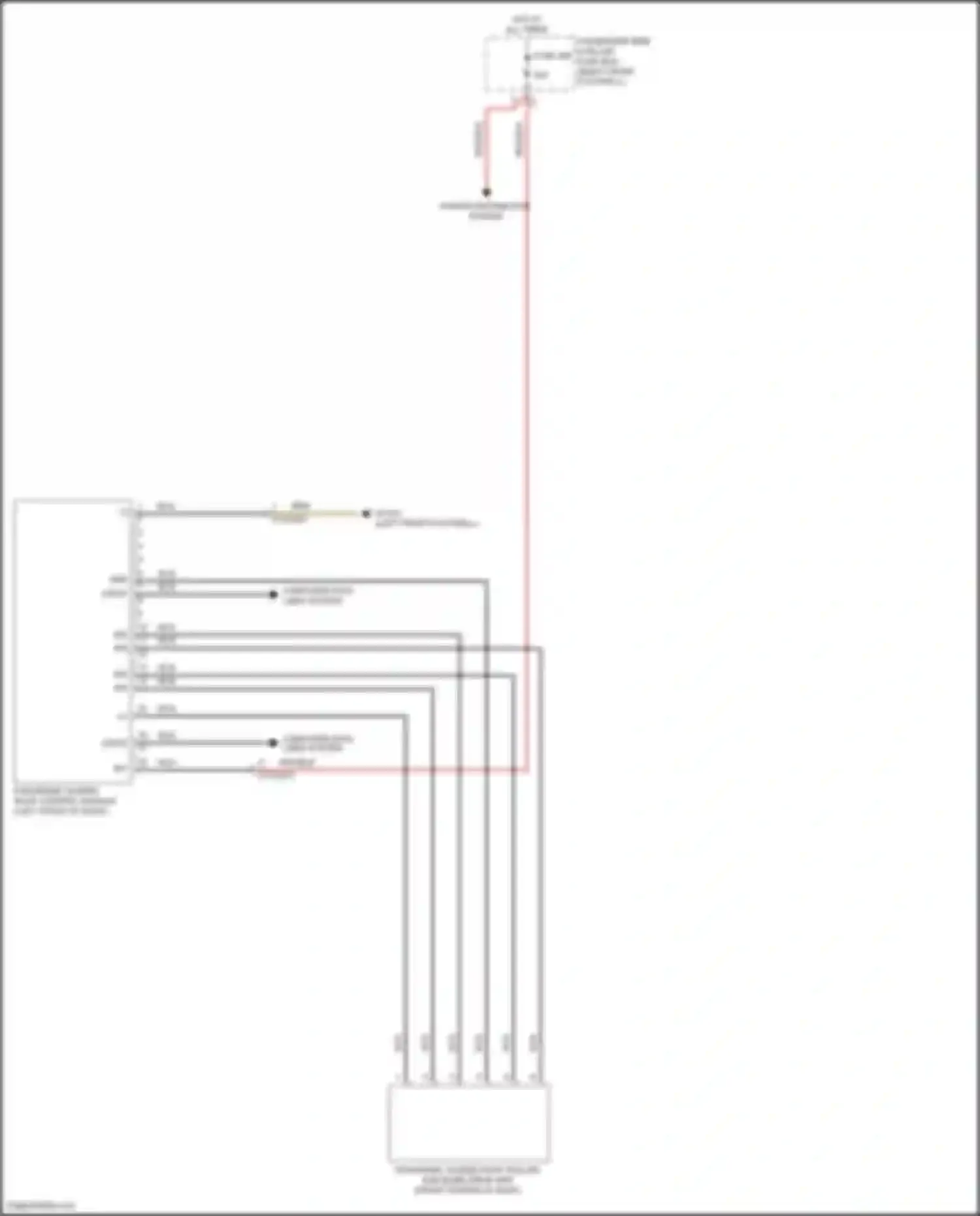 Wiring diagram power distribution system for Mercedes-Benz GLE-class Coupe C167 (2019-2023) (4 of 10)