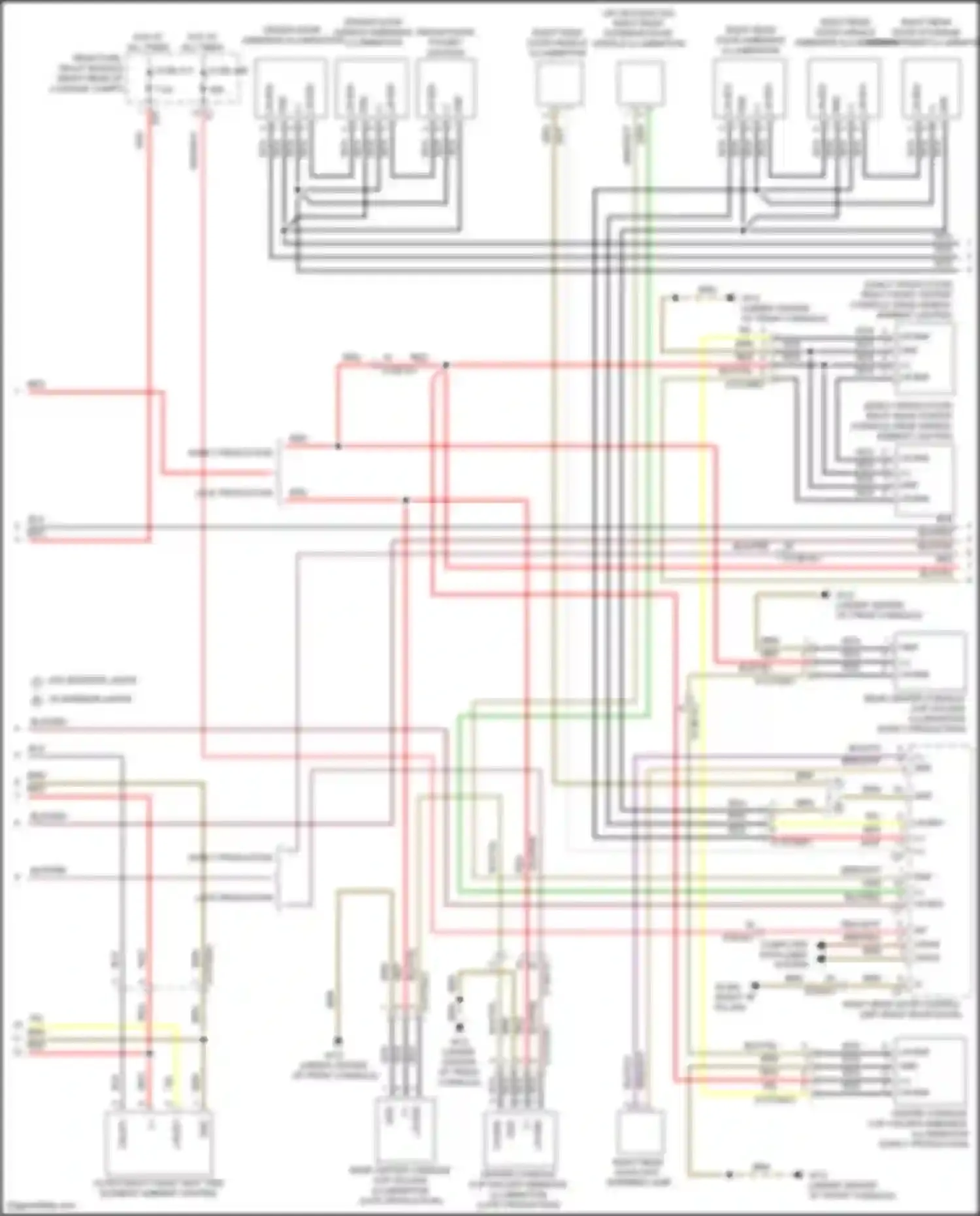 Wiring diagram rear fuse, relay module for Mercedes-Benz GLE-class Coupe C167 (2019-2023) (23 of 47)