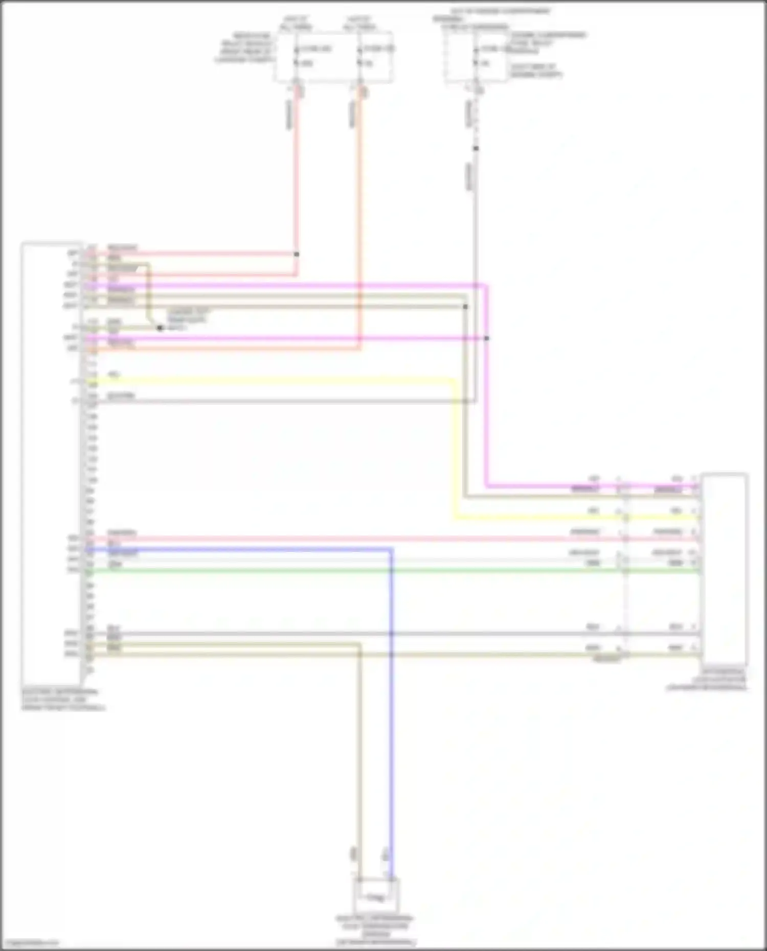 Wiring diagram rear fuse, relay module for Mercedes-Benz GLE-class Coupe C167 (2019-2023) (24 of 47)