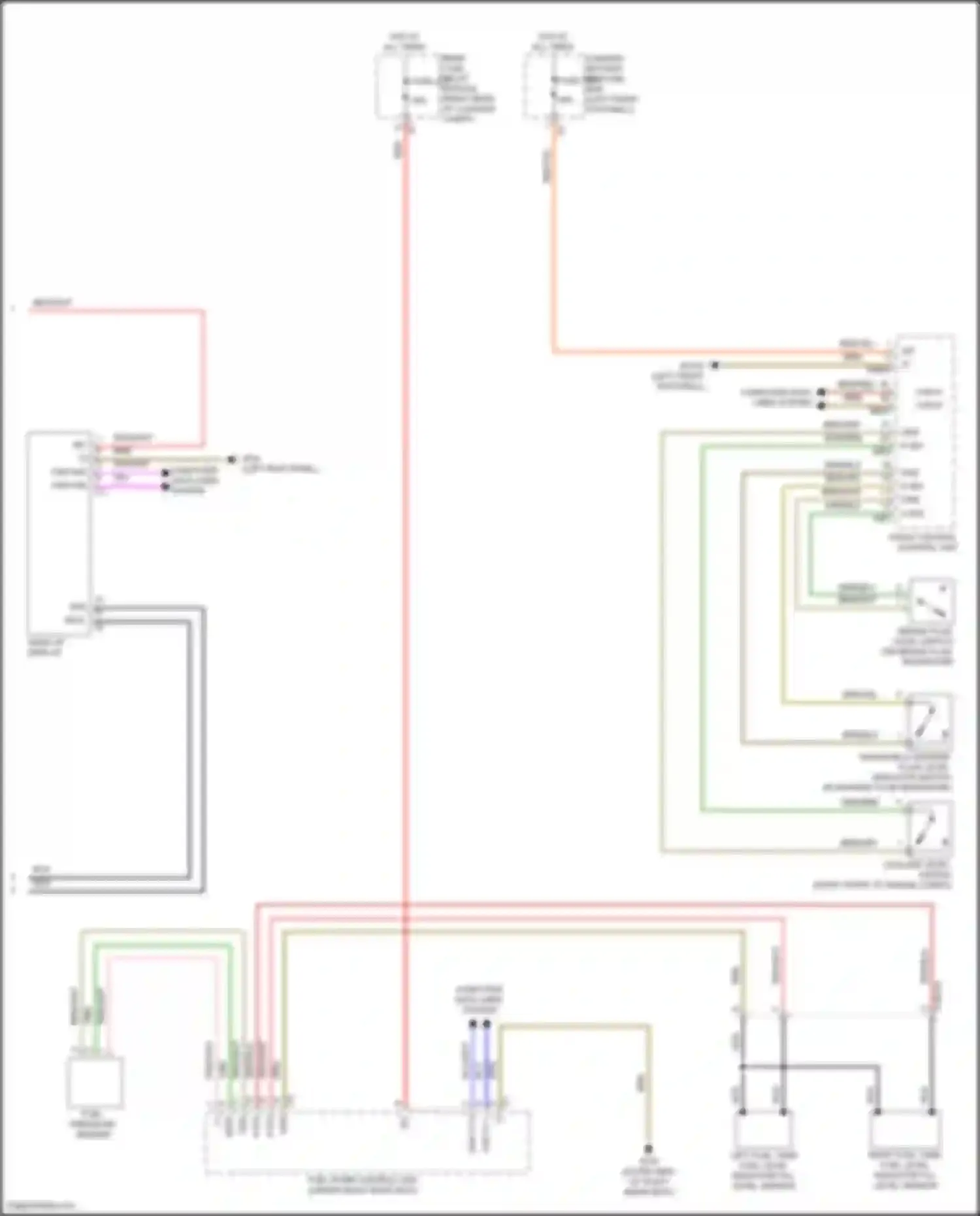 Wiring diagram rear fuse, relay module for Mercedes-Benz GLE-class Coupe C167 (2019-2023) (5 of 47)