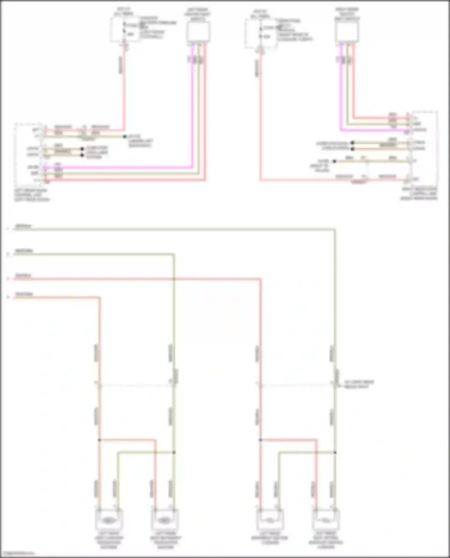 Wiring diagram rear fuse, relay module for Mercedes-Benz GLE-class Coupe C167 (2019-2023) (17 of 47)