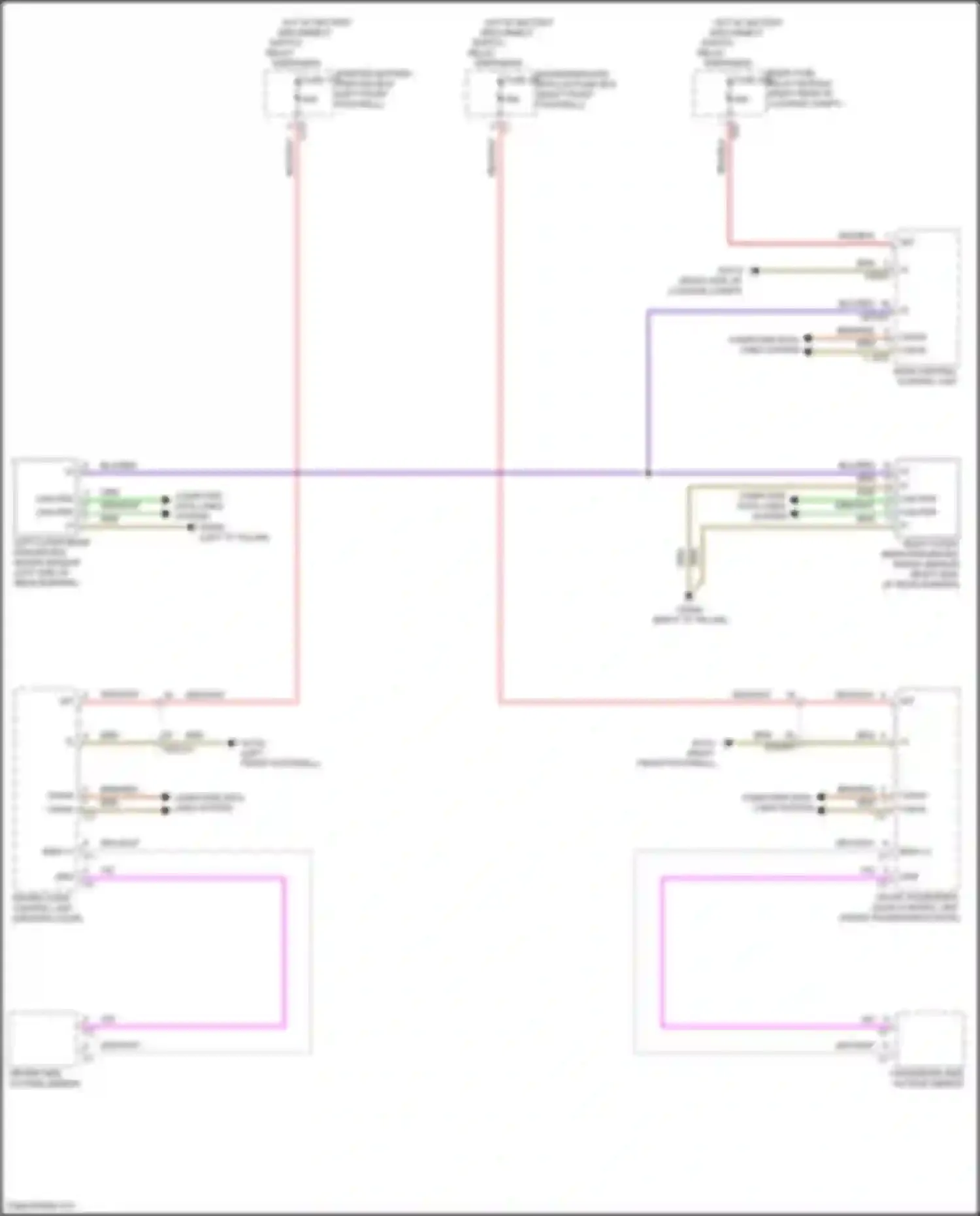 Wiring diagram rear fuse, relay module for Mercedes-Benz GLE-class Coupe C167 (2019-2023) (34 of 47)