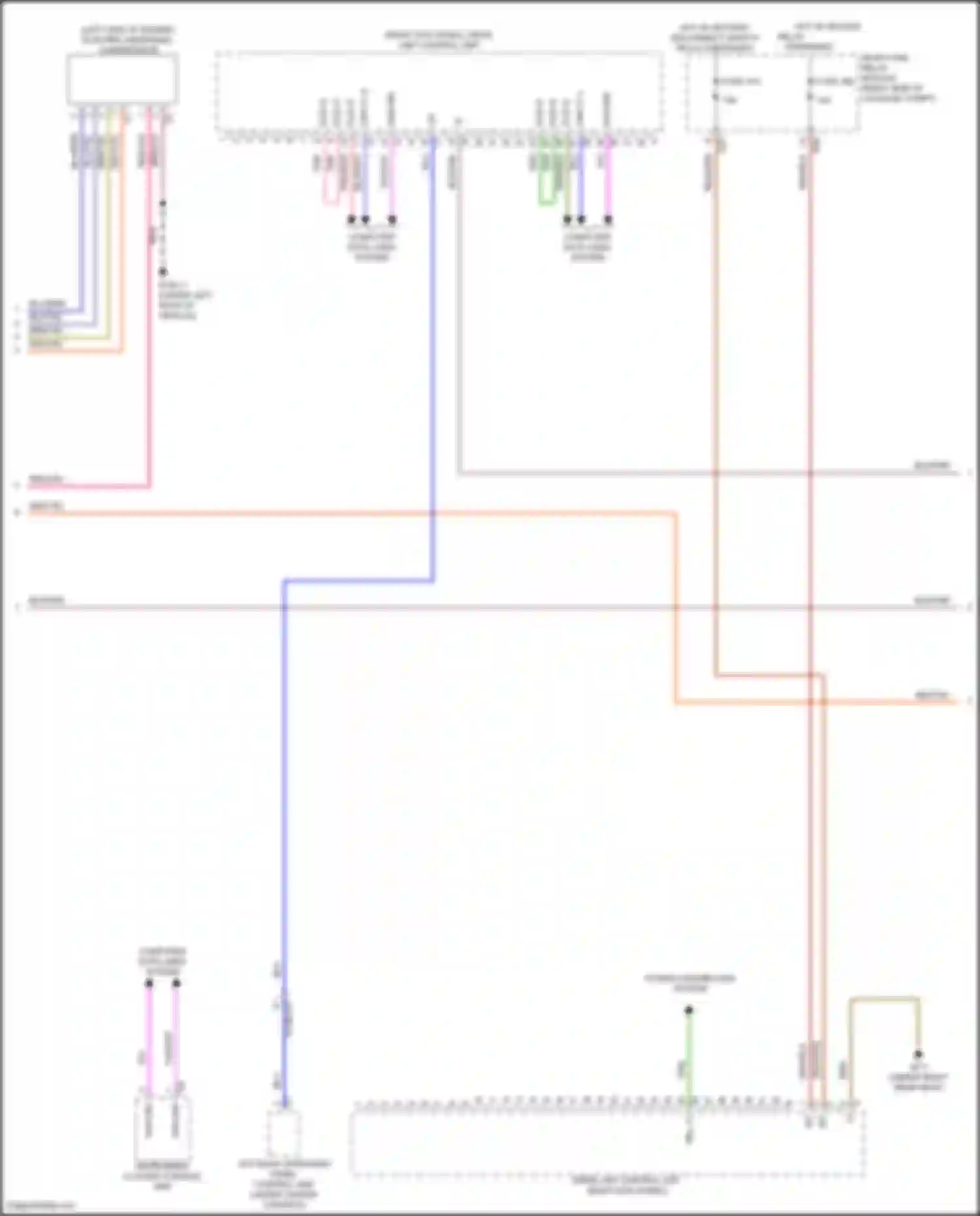 Wiring diagram rear fuse, relay module for Mercedes-Benz GLE-class Coupe C167 (2019-2023) (45 of 47)