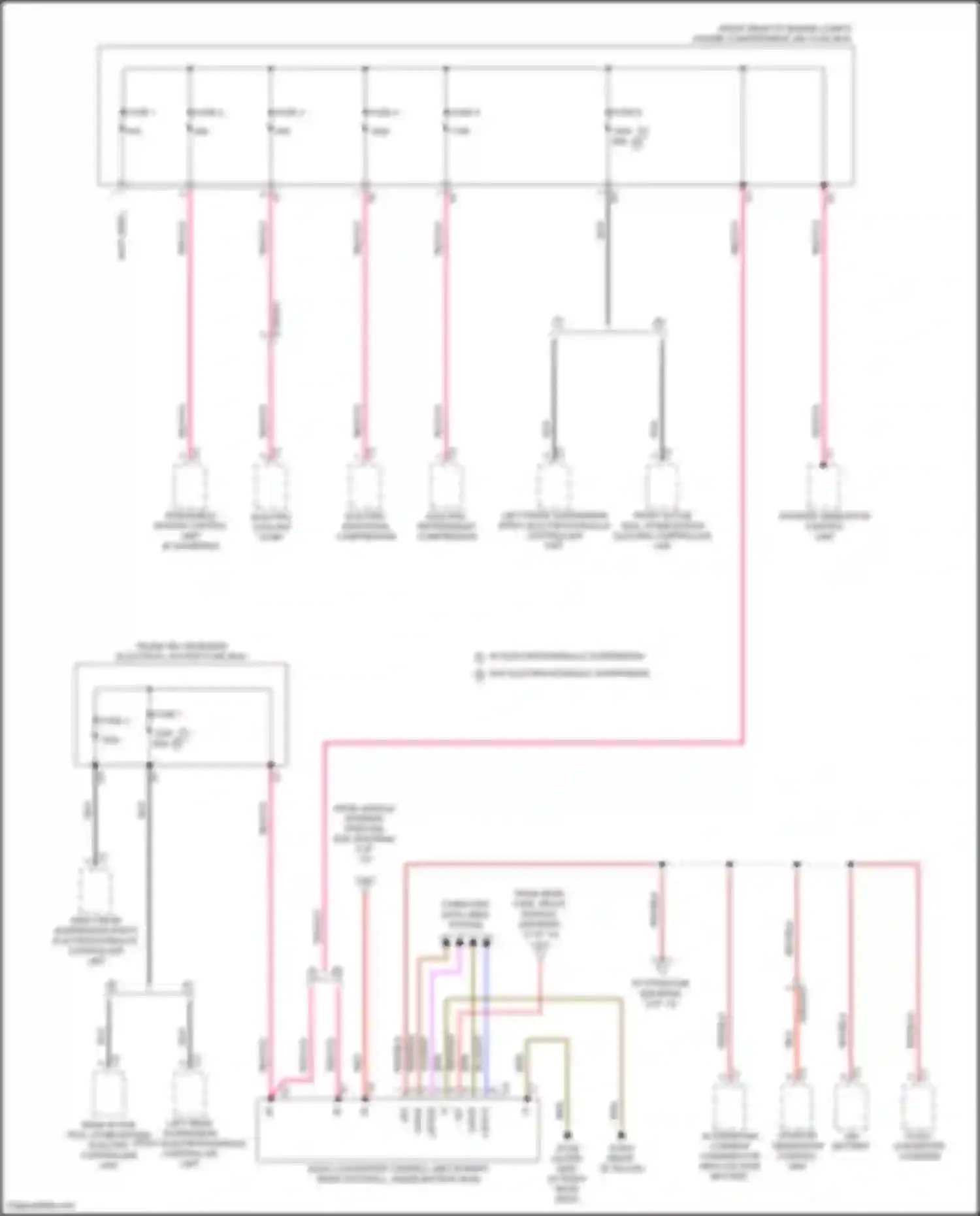 Wiring diagram starter generator control unit for Mercedes-Benz GLE-class Coupe C167 (2019-2023) (4 of 5)