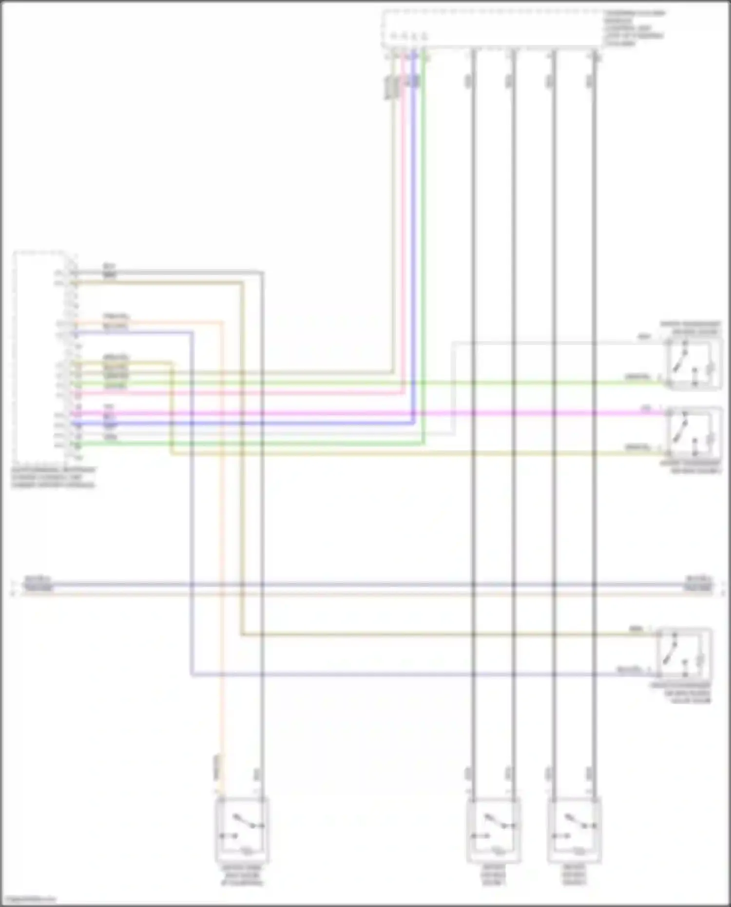 Wiring diagram steering column module control unit for Mercedes-Benz GLE-class Coupe C167 (2019-2023) (10 of 22)