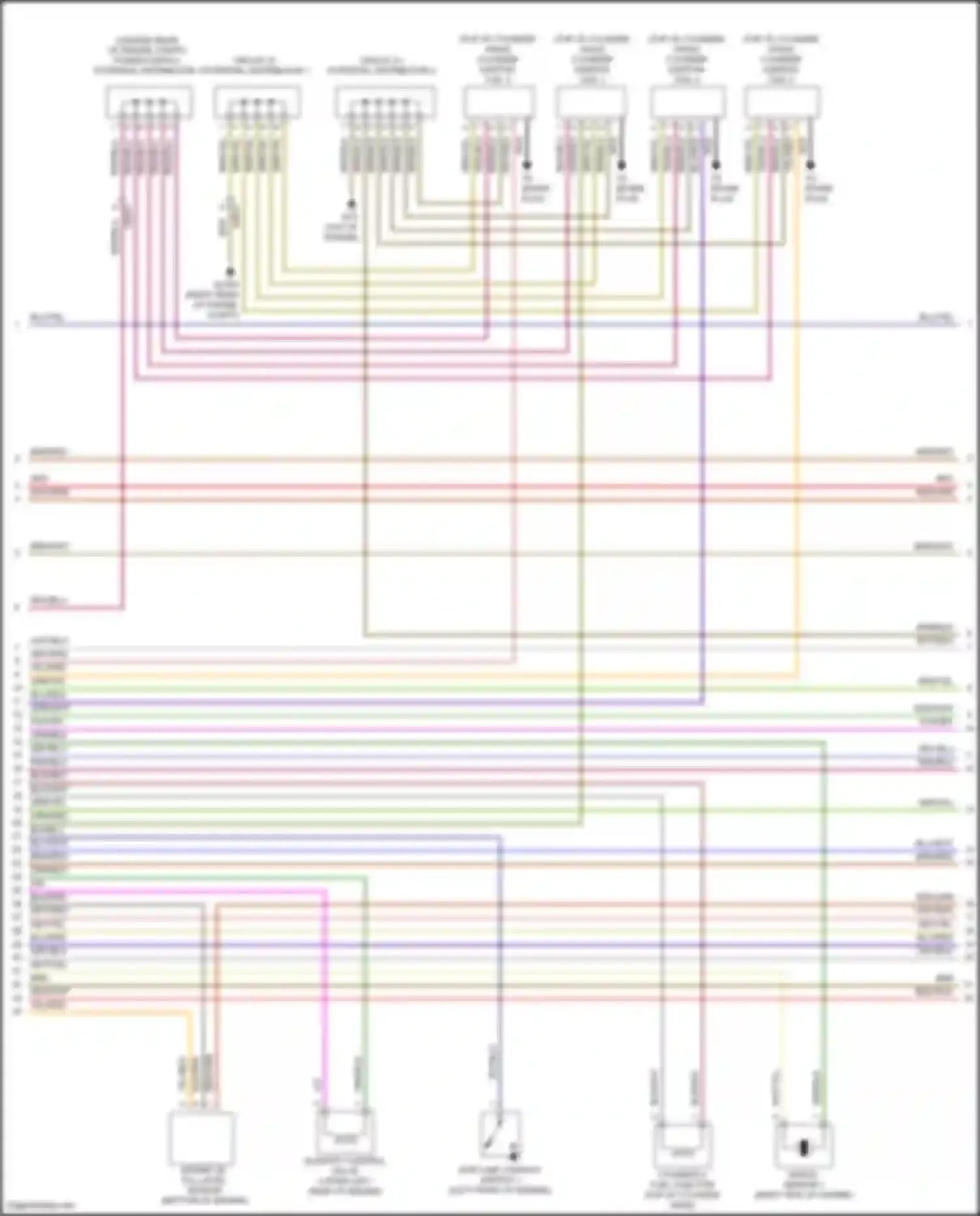 Wiring diagram to spark plug for Mercedes-Benz GLE-class Coupe C167 (2019-2023) (1 of 1)