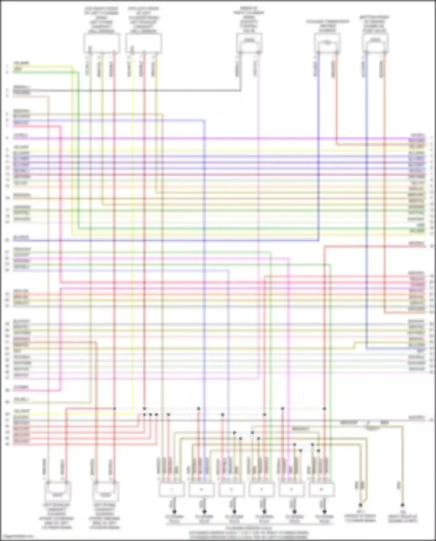 GLE-class Coupe Mercedes-Benz C292 (2015-2019): Wiring diagram engine performance 3.5l flex (2 of 6)