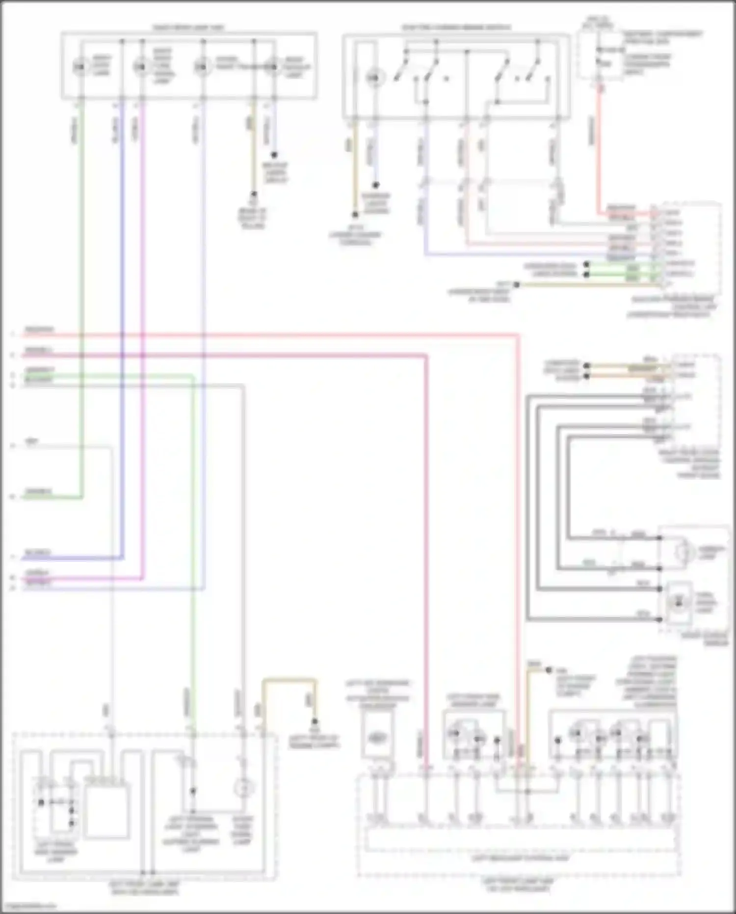 GLE-class Coupe Mercedes-Benz C292 (2015-2019): Exterior lamps circuit (3 of 3)