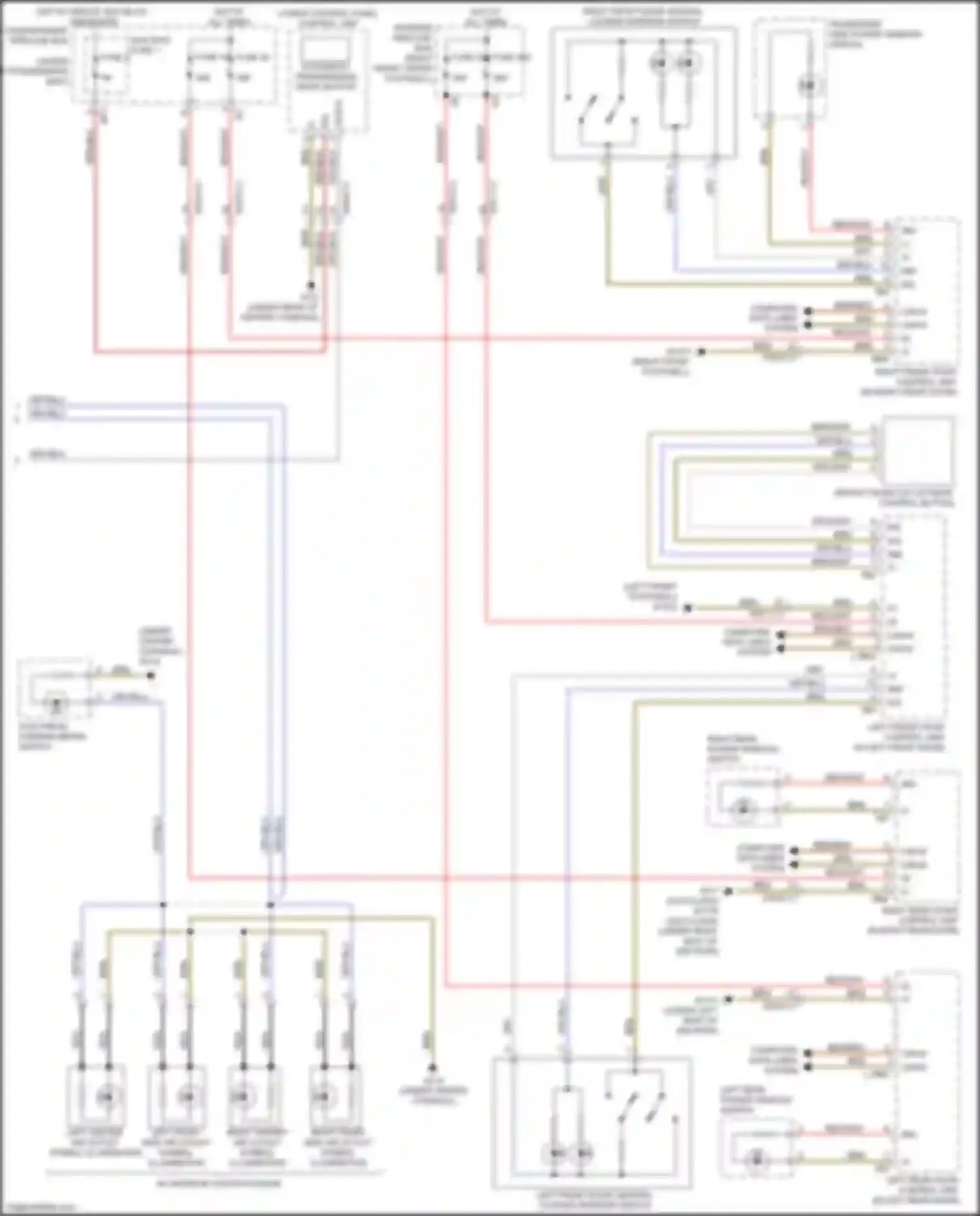 GLE-class Coupe Mercedes-Benz C292 (2015-2019): Instrument illumination circuit (2 of 2)