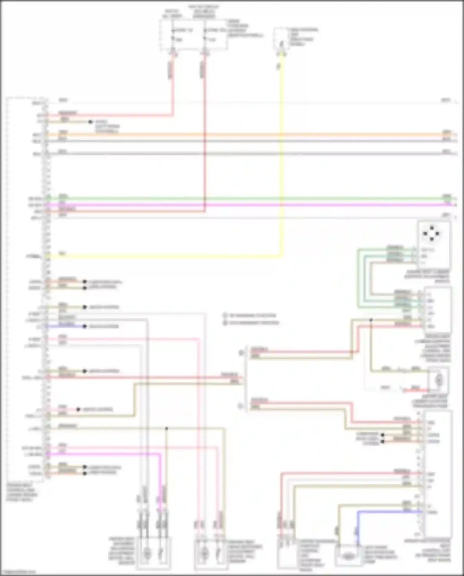 GLE-class Coupe Mercedes-Benz C292 (2015-2019): Driver"s memory seat circuit (1 of 2)