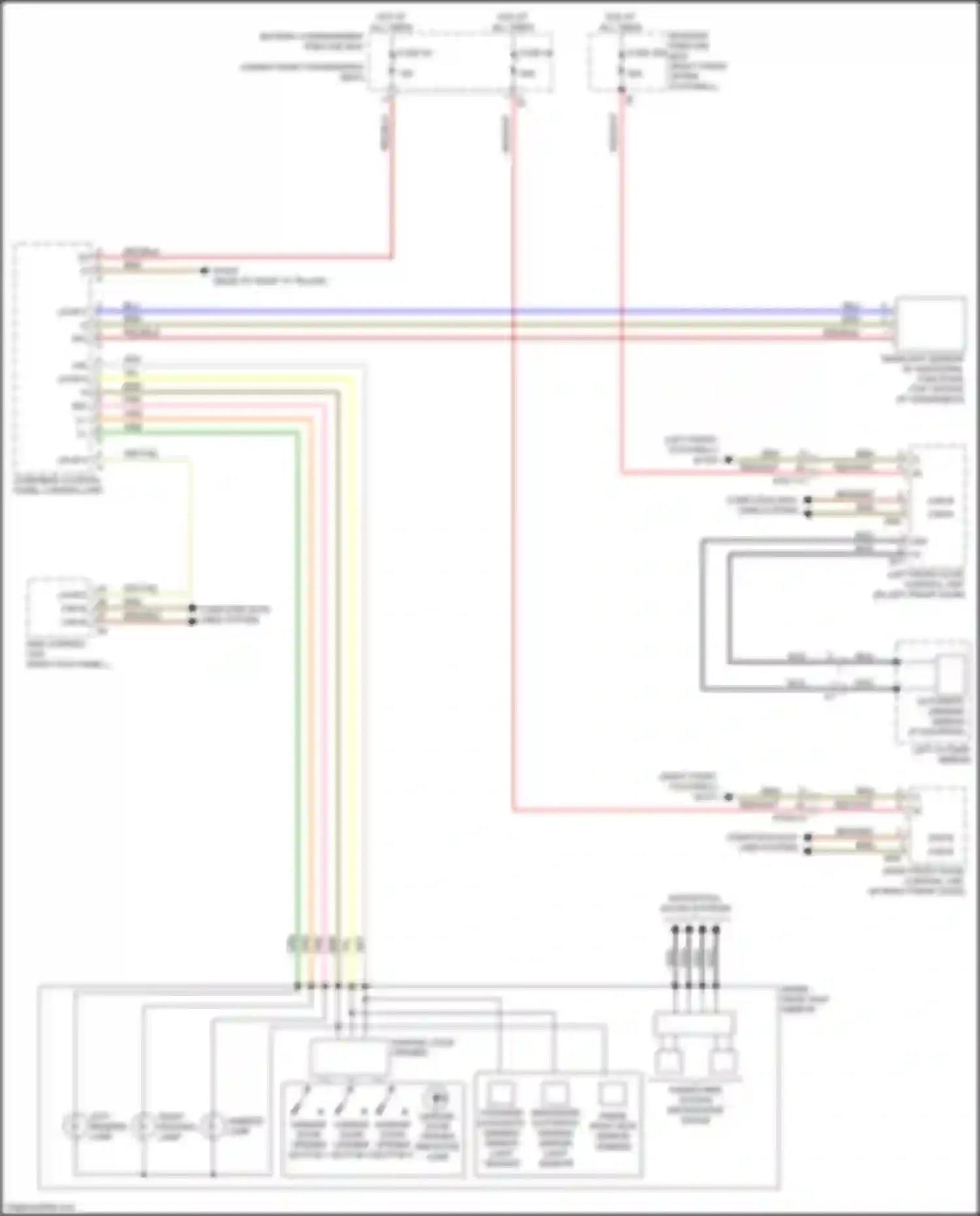 GLE-class Coupe Mercedes-Benz C292 (2015-2019): Automatic day/night mirror circuit