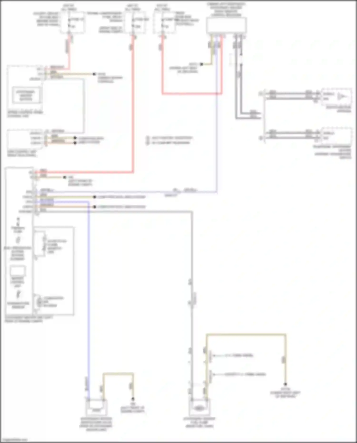 Wiring diagram engine compartment fuse, relay module for Mercedes-Benz GLE-class Coupe C292 (2015-2019) (10 of 24)