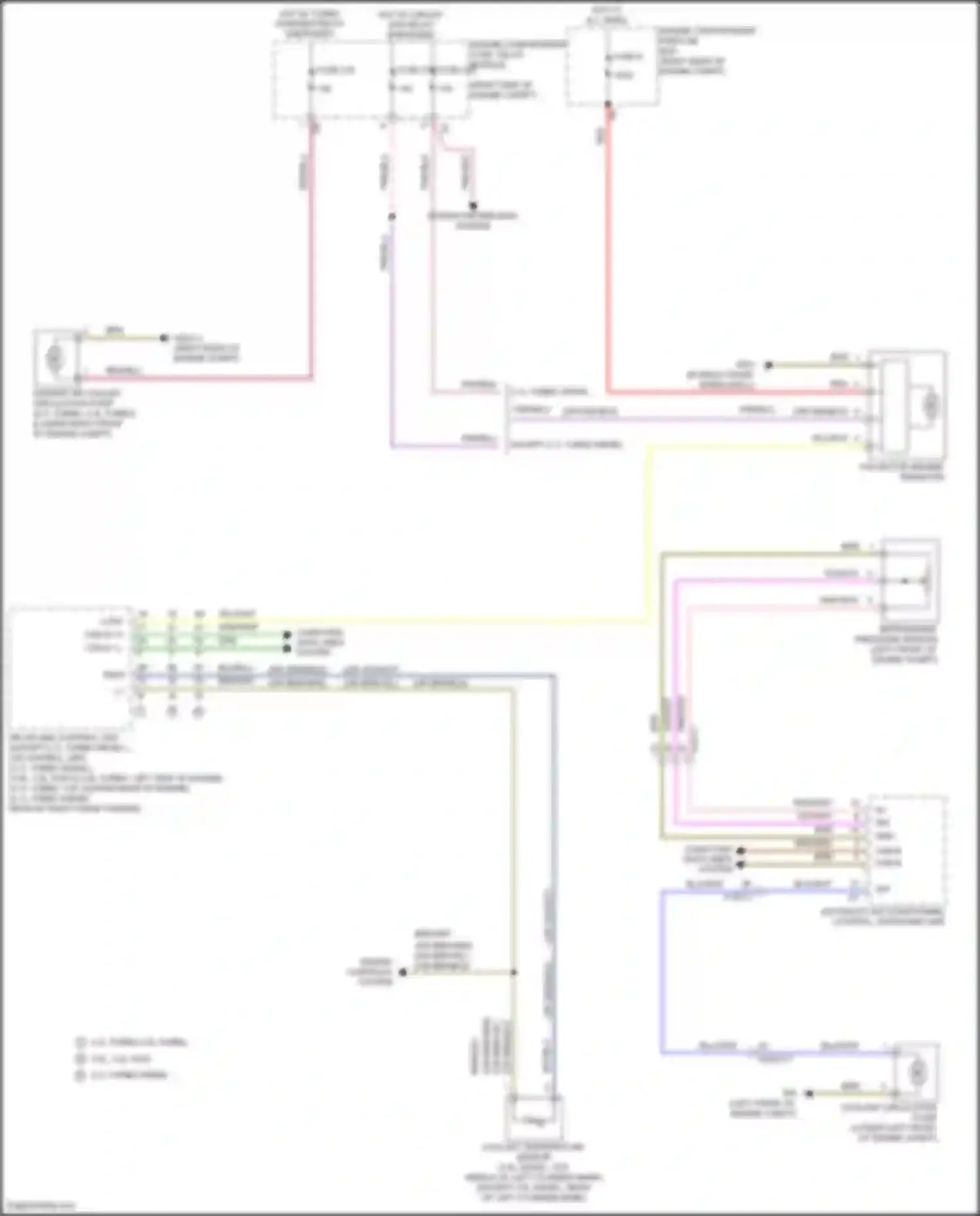 Wiring diagram engine controls system for Mercedes-Benz GLE-class Coupe C292 (2015-2019) (3 of 5)