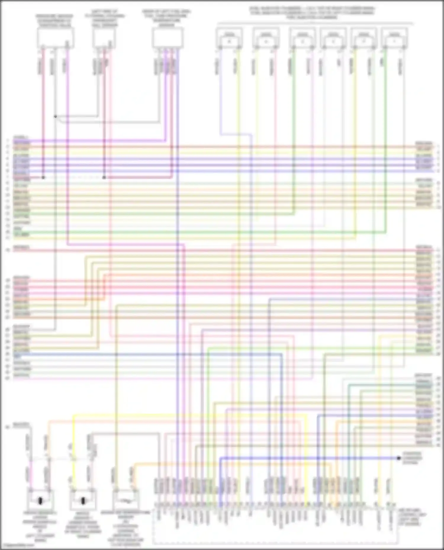 Wiring diagram intake air temperature sensor for Mercedes-Benz GLE-class Coupe C292 (2015-2019) (1 of 2)
