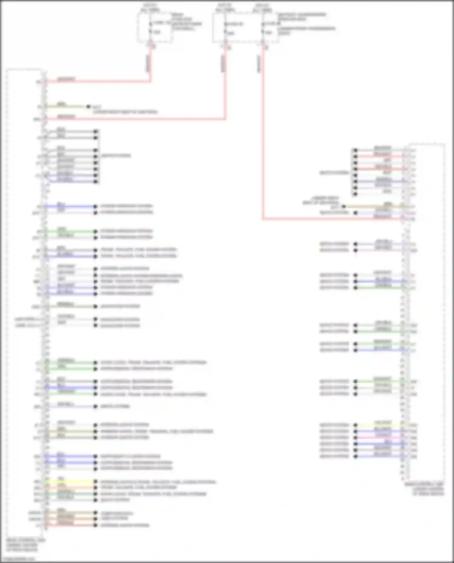 Wiring diagram navigation system for Mercedes-Benz GLE-class Coupe C292 (2015-2019) (1 of 1)