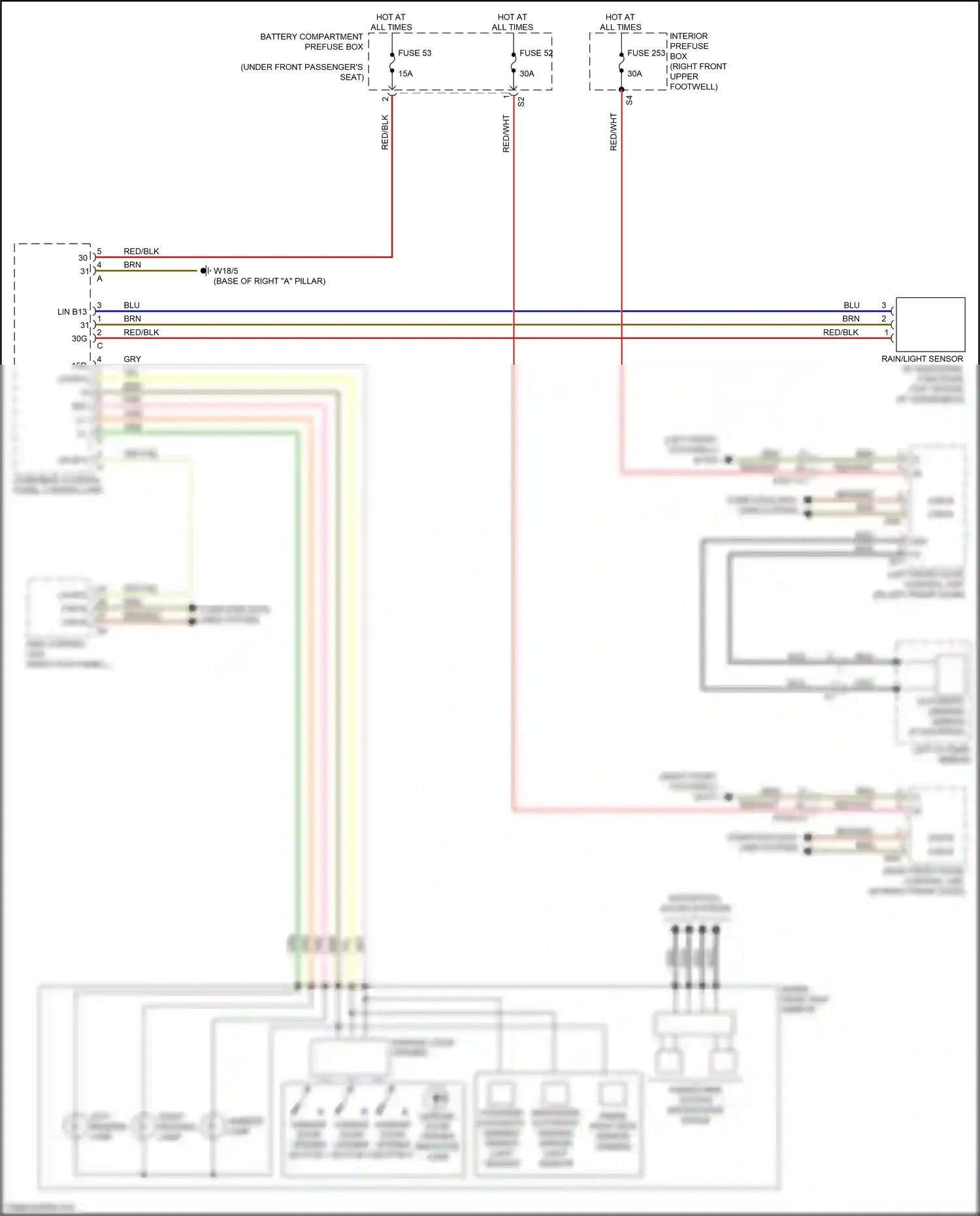 Wiring diagram sam control unit for Mercedes-Benz GLE-class Coupe C292 (2015-2019) (11 of 19)