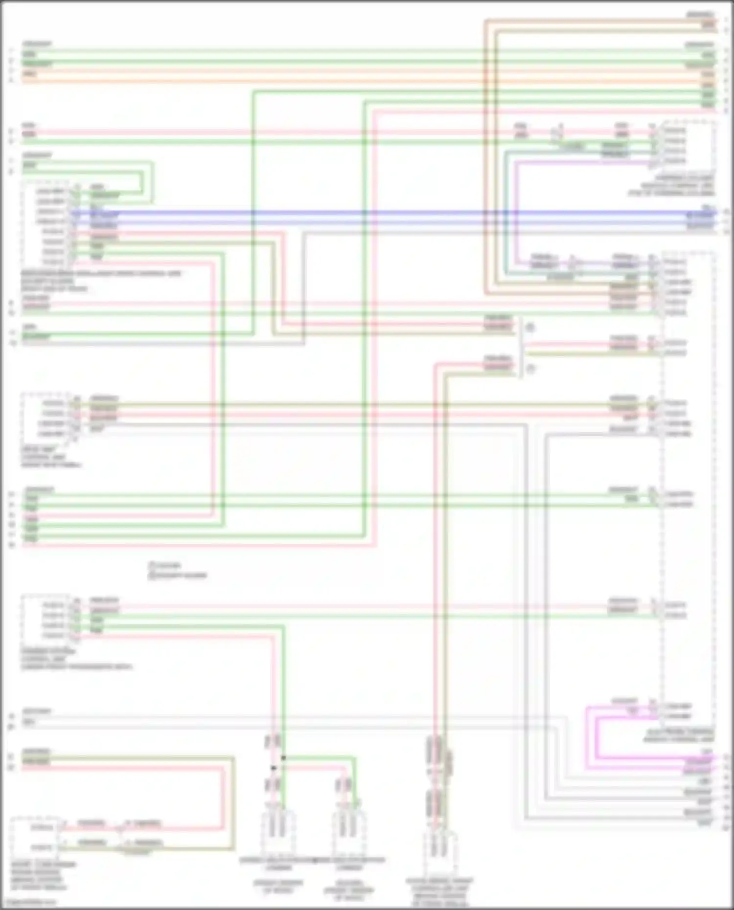 GLE-class Mercedes-Benz V167 facelift (2023-2024): High/low bus circuit (3 of 8)