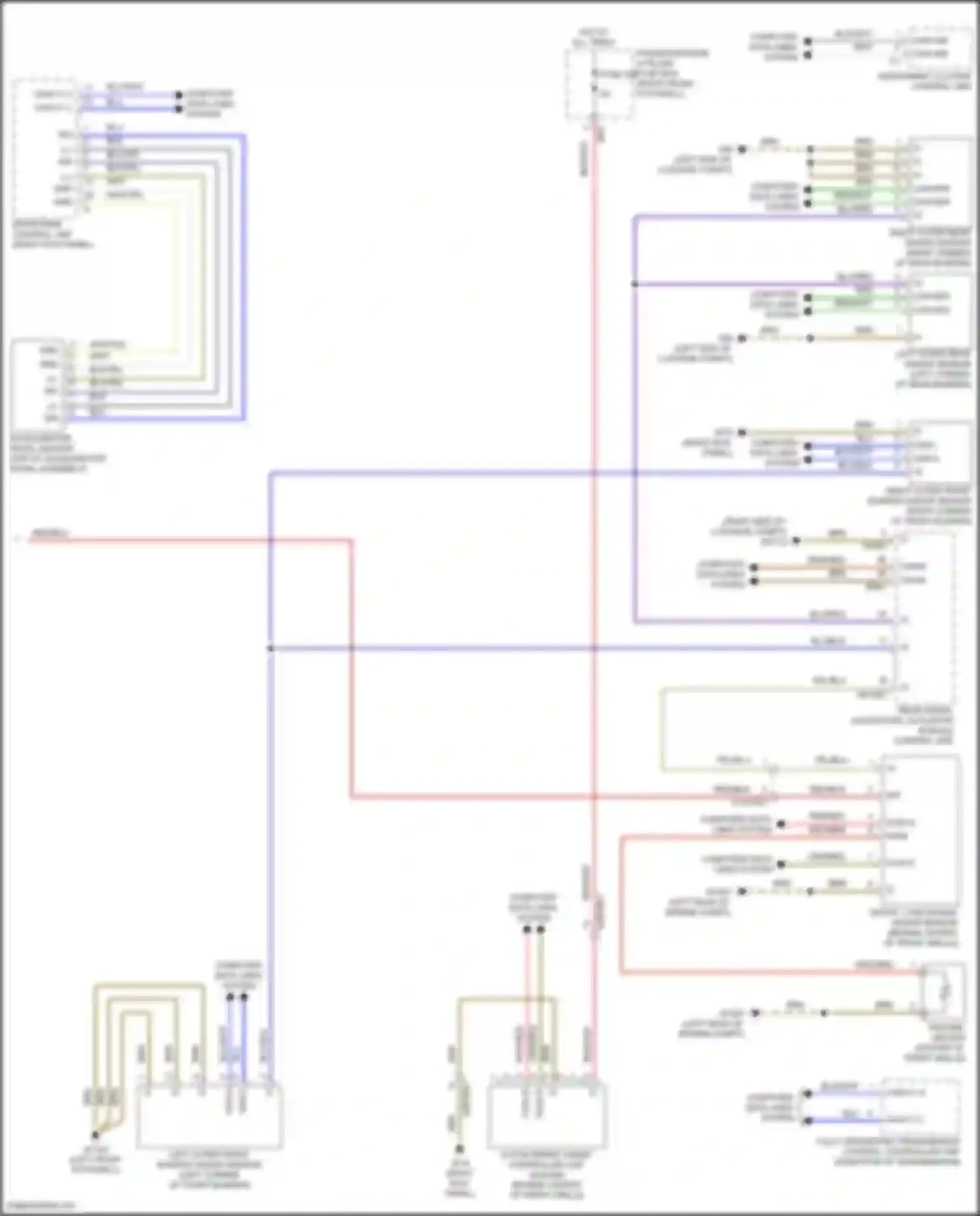 GLE-class Mercedes-Benz V167 facelift (2023-2024): Cruise control circuit (3 of 3)