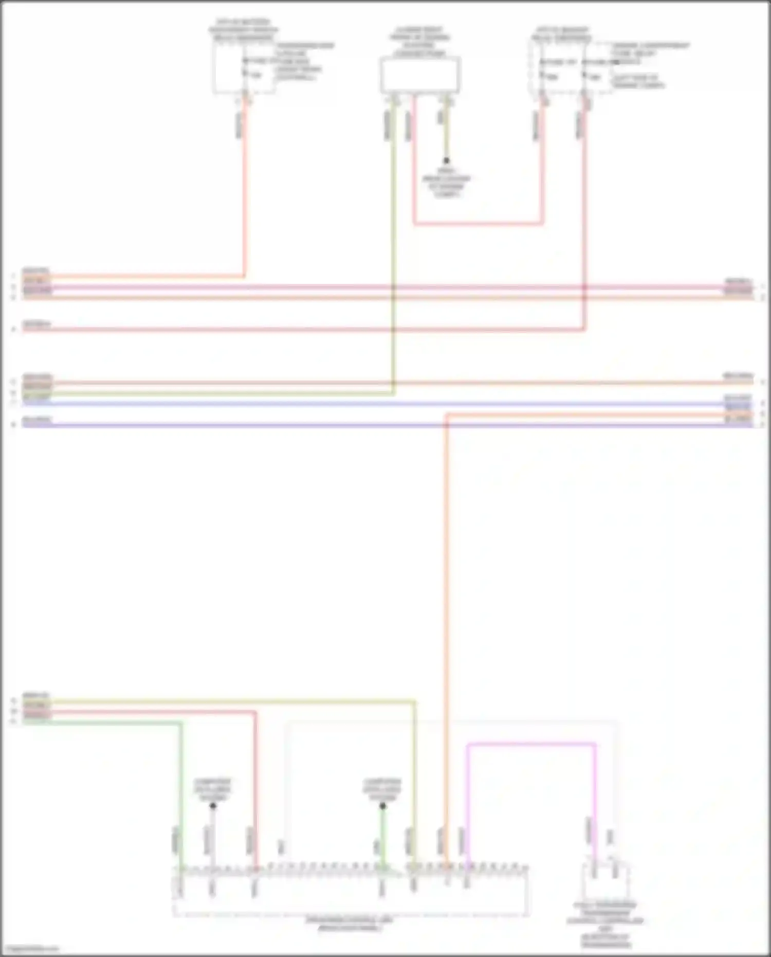GLE-class Mercedes-Benz V167 facelift (2023-2024): Wiring diagram engine performance 2.0l turbo hybrid (7 of 10)