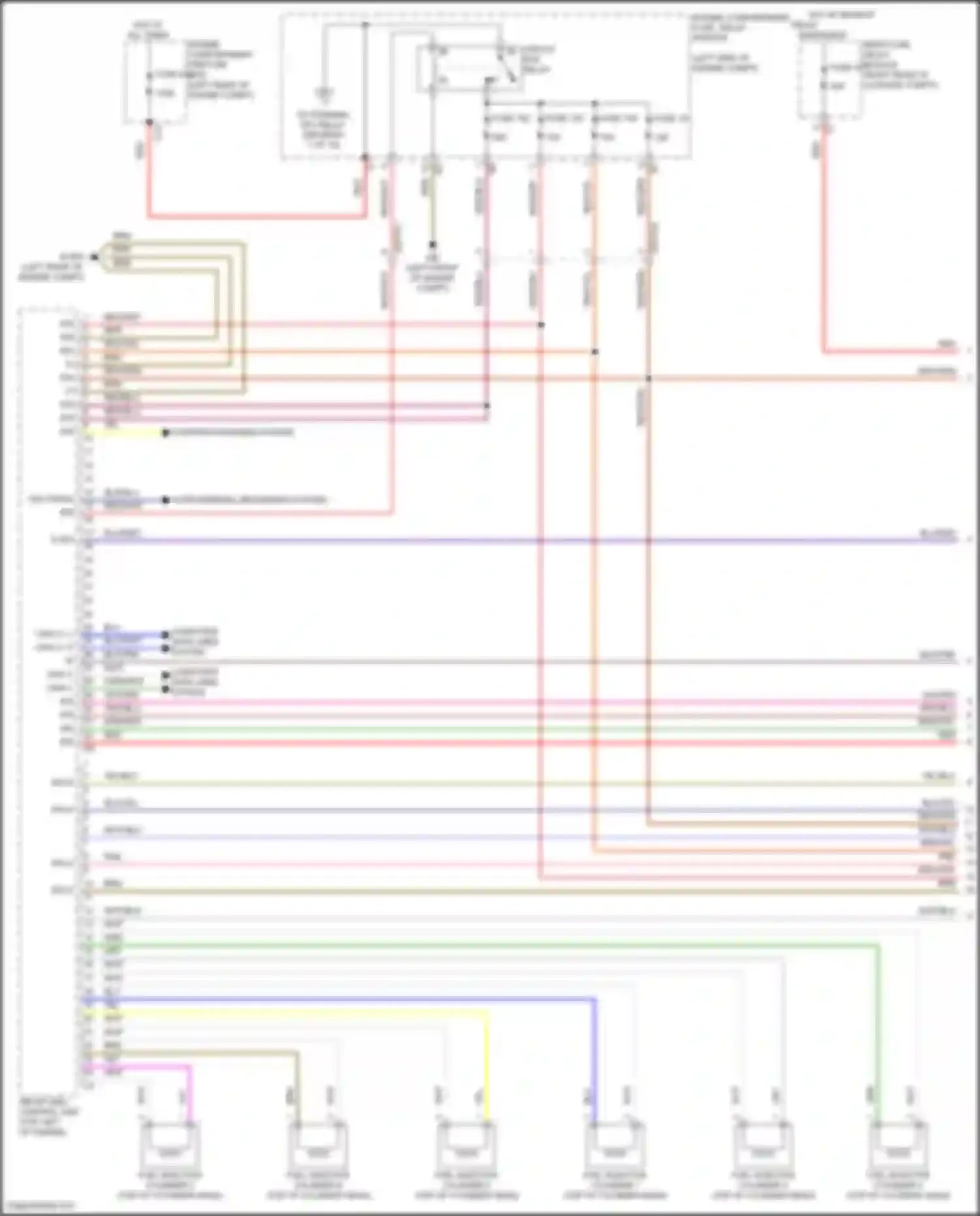 GLE-class Mercedes-Benz V167 facelift (2023-2024): Wiring diagram engine performance 3.0l turbo hybrid (1 of 10)