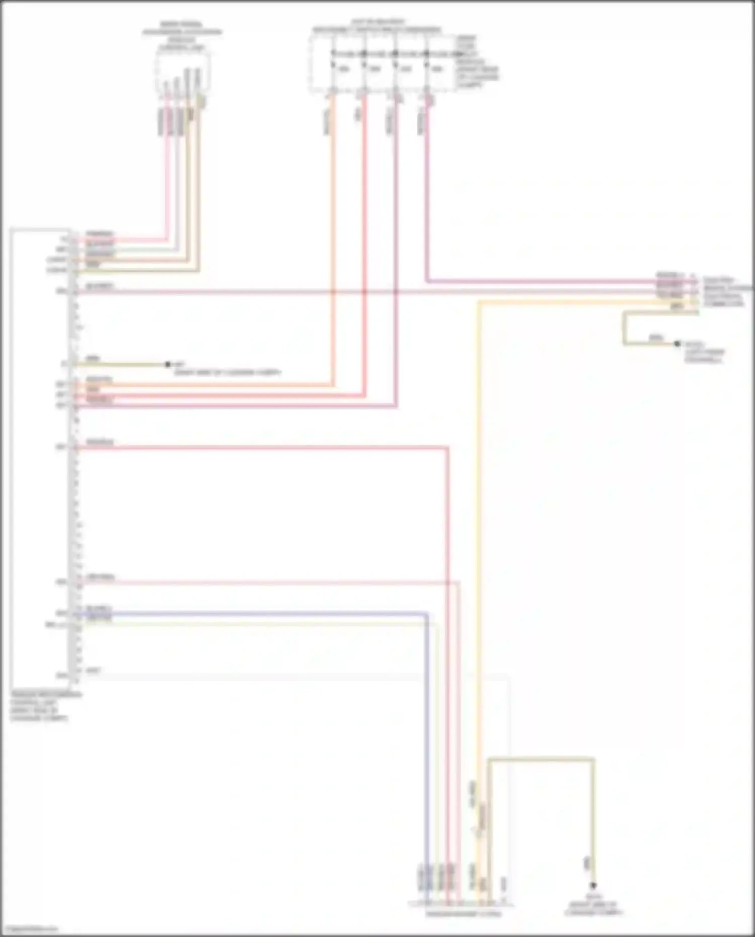 GLE-class Mercedes-Benz V167 facelift (2023-2024): Trailer light circuit