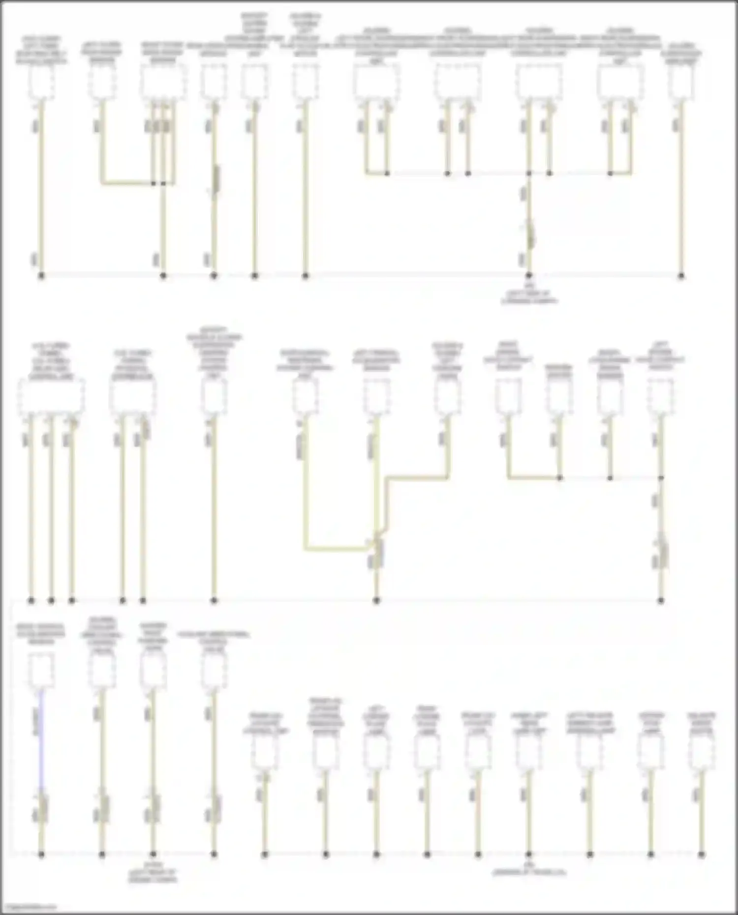 GLE-class Mercedes-Benz V167 facelift (2023-2024): Ground distribution circuit (2 of 8)