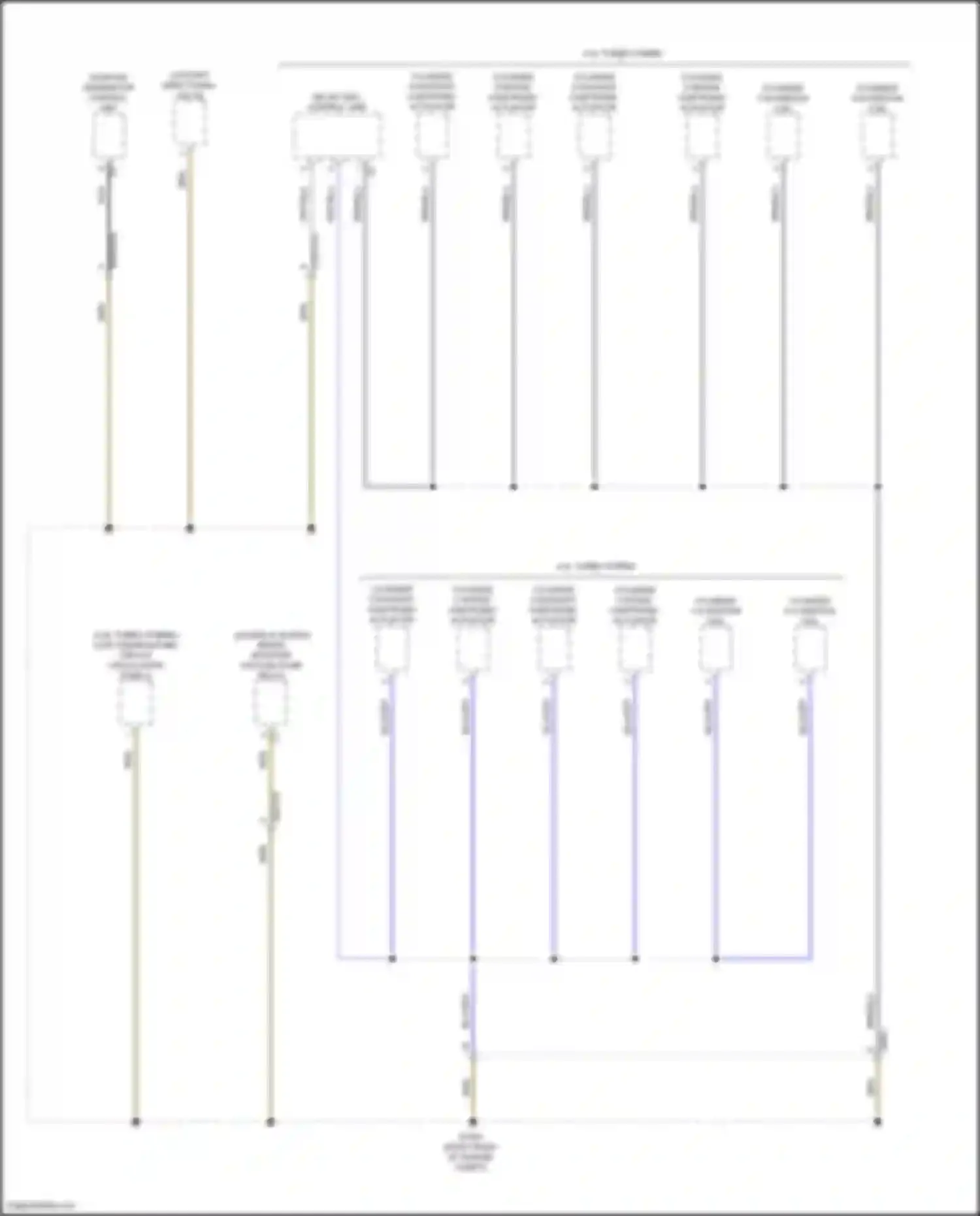 GLE-class Mercedes-Benz V167 facelift (2023-2024): Ground distribution circuit (3 of 8)