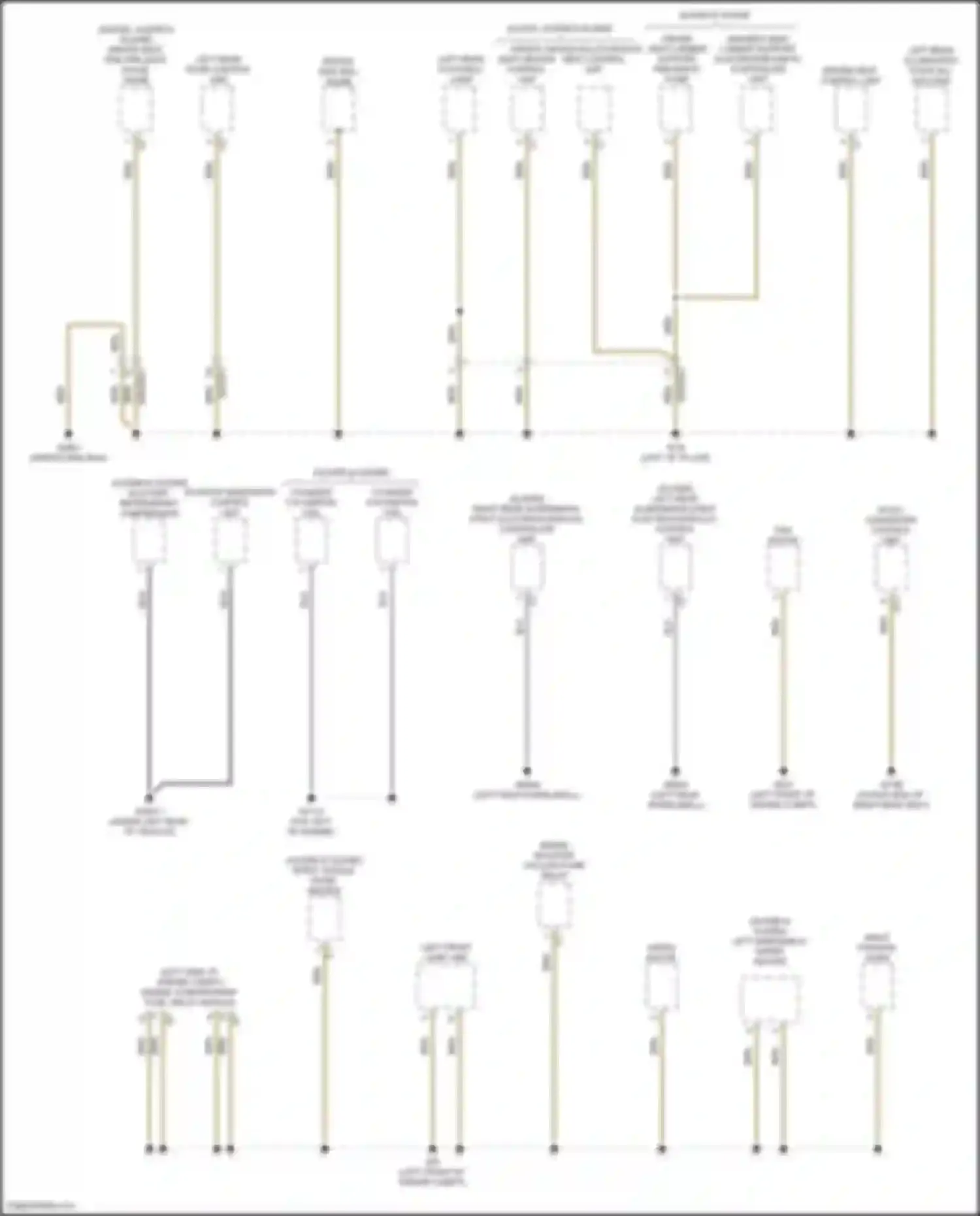 GLE-class Mercedes-Benz V167 facelift (2023-2024): Ground distribution circuit (6 of 8)