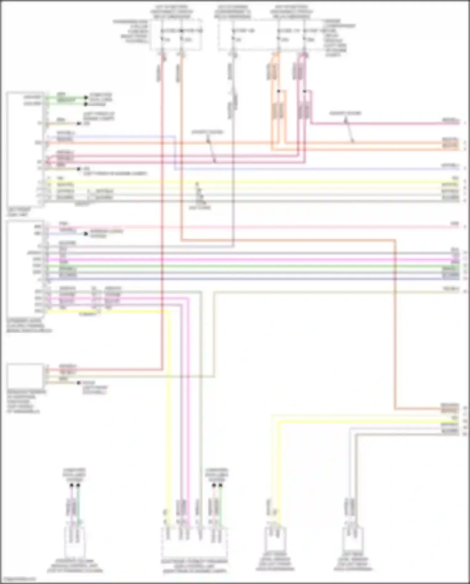 GLE-class Mercedes-Benz V167 facelift (2023-2024): Headlights circuit (1 of 2)