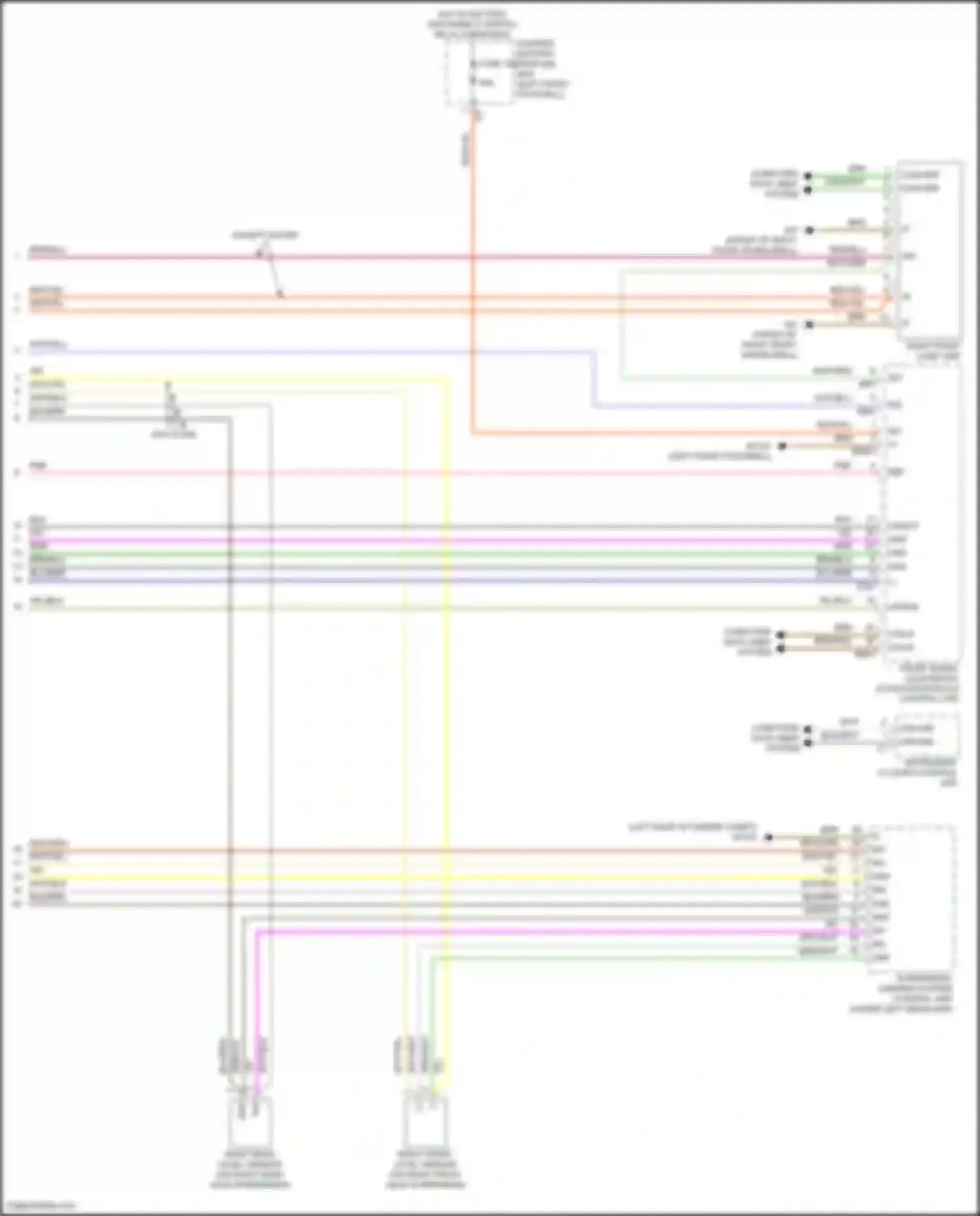 GLE-class Mercedes-Benz V167 facelift (2023-2024): Headlights circuit (2 of 2)