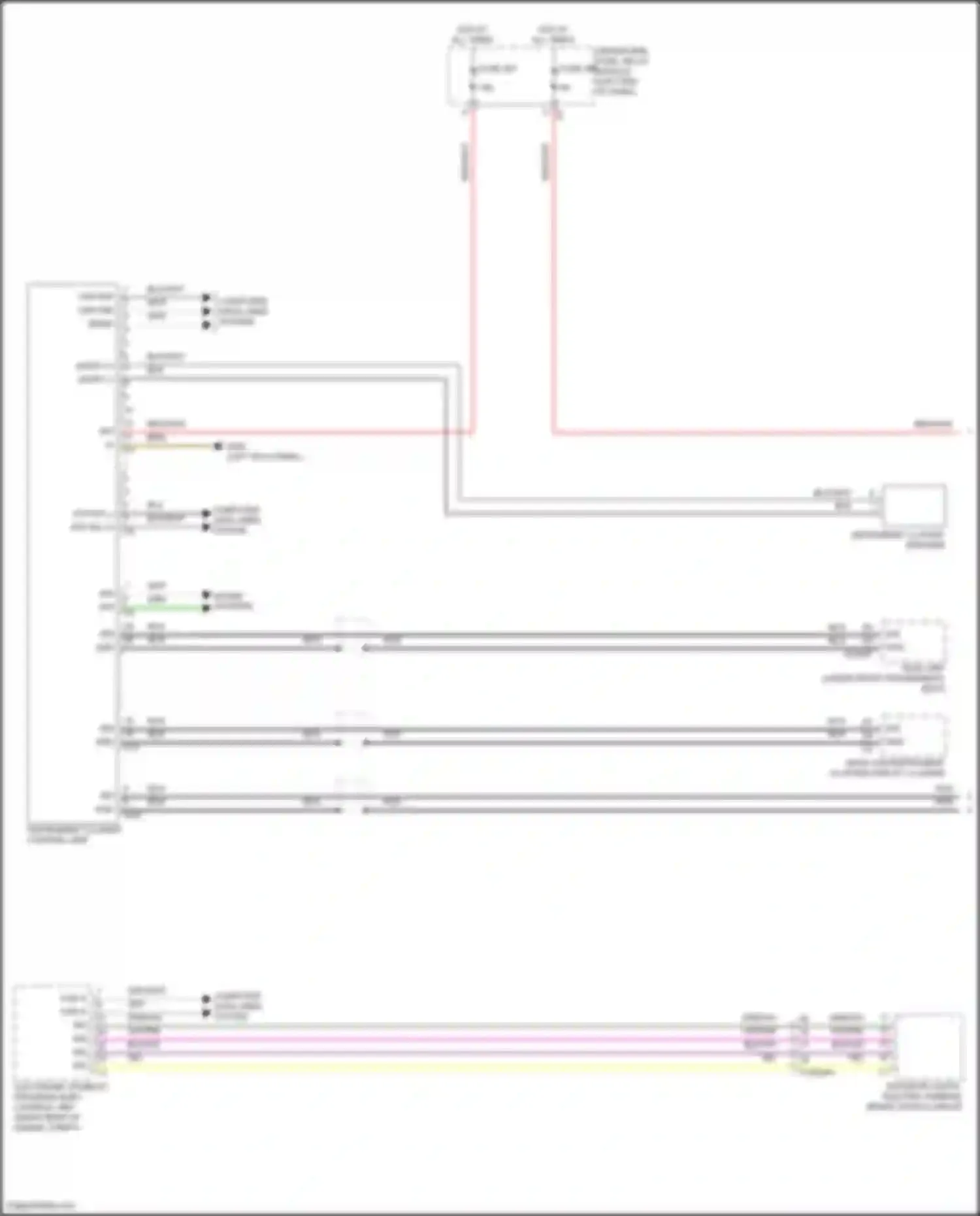 GLE-class Mercedes-Benz V167 facelift (2023-2024): Instrument cluster circuit (1 of 2)
