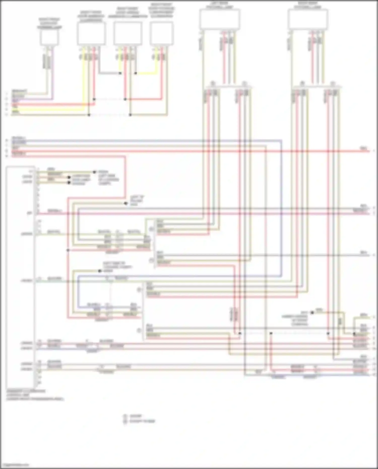 GLE-class Mercedes-Benz V167 facelift (2023-2024): Courtesy lamps circuit (4 of 7)