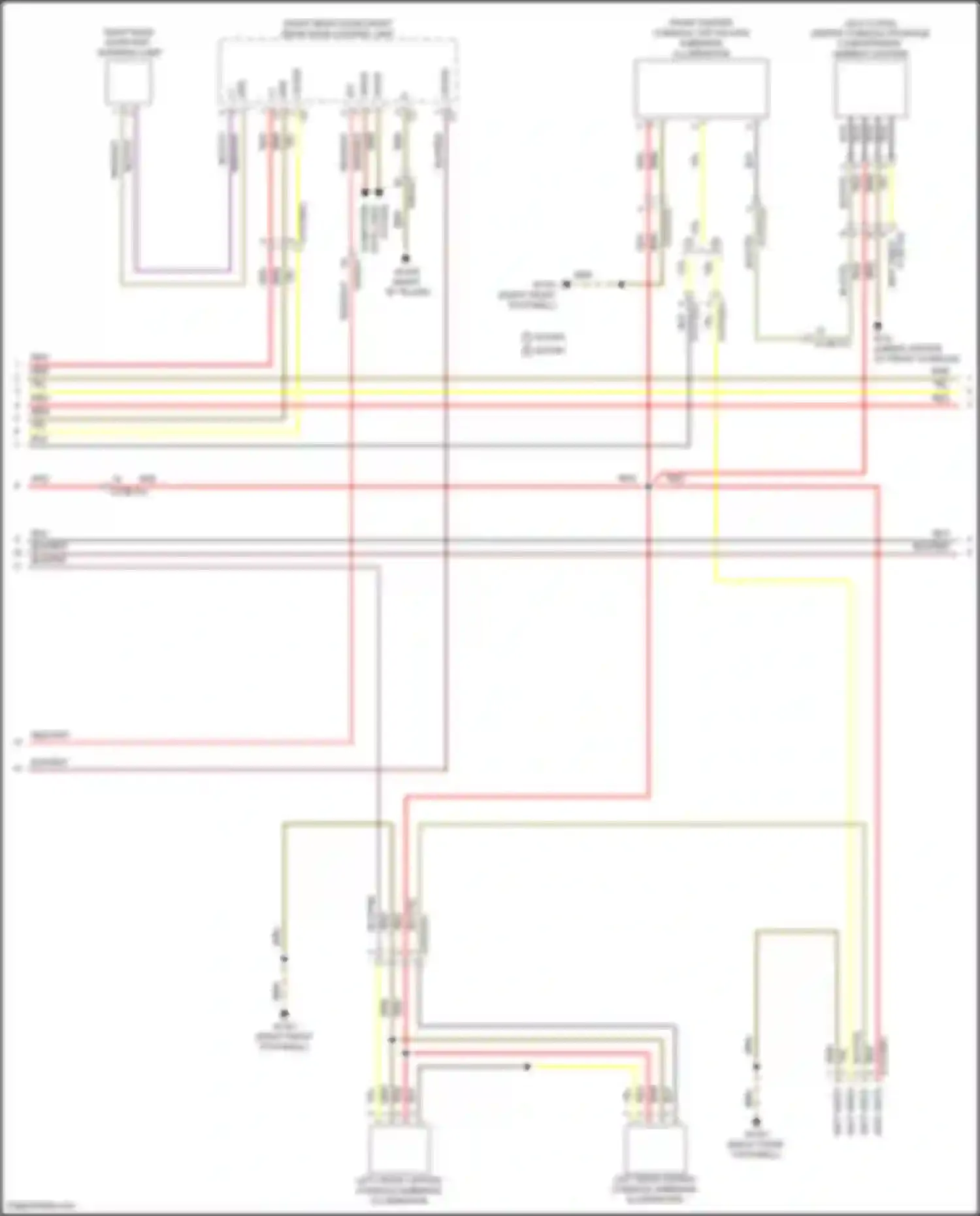 GLE-class Mercedes-Benz V167 facelift (2023-2024): Courtesy lamps circuit (6 of 7)