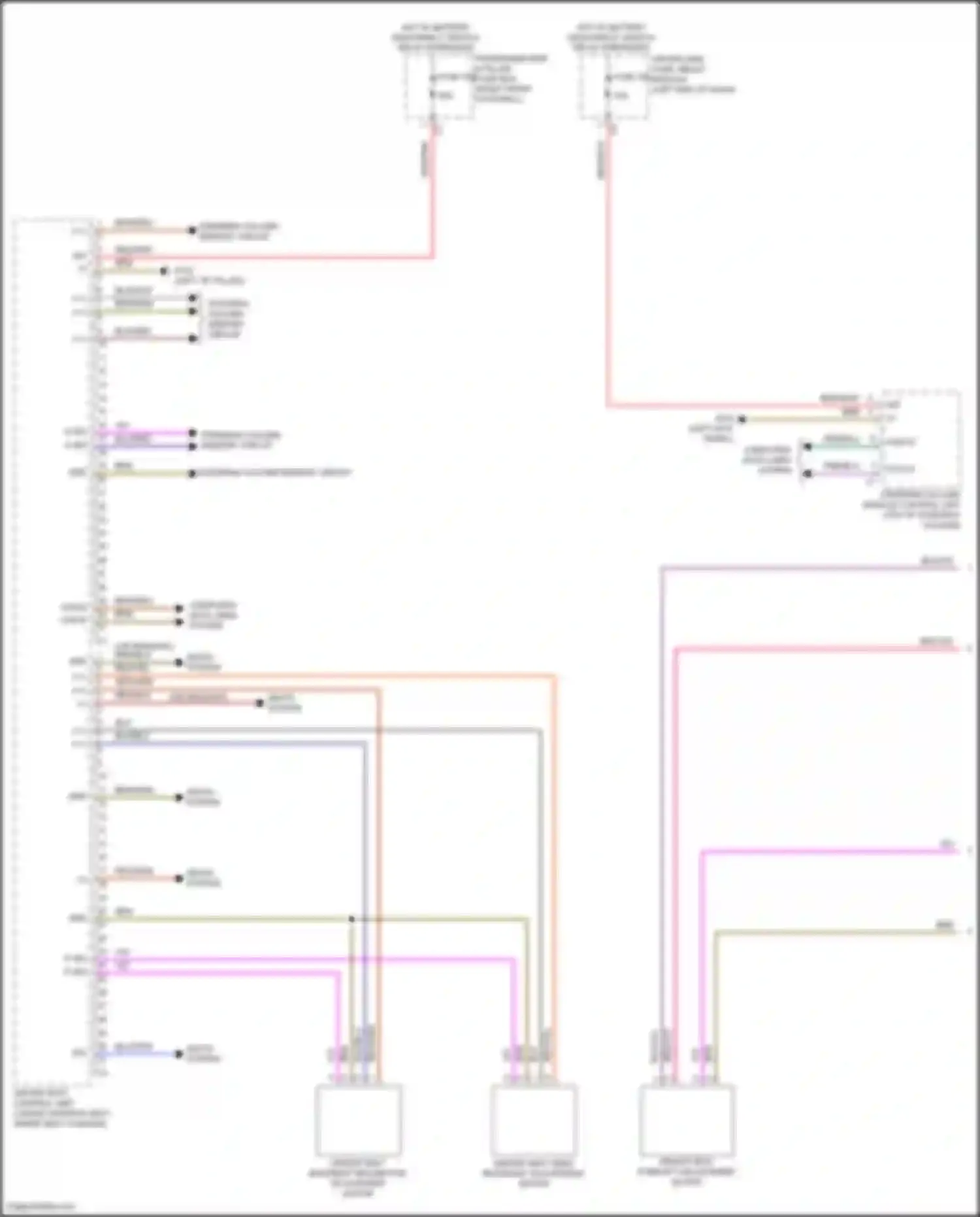 GLE-class Mercedes-Benz V167 facelift (2023-2024): Driver"s memory seat circuit (1 of 2)