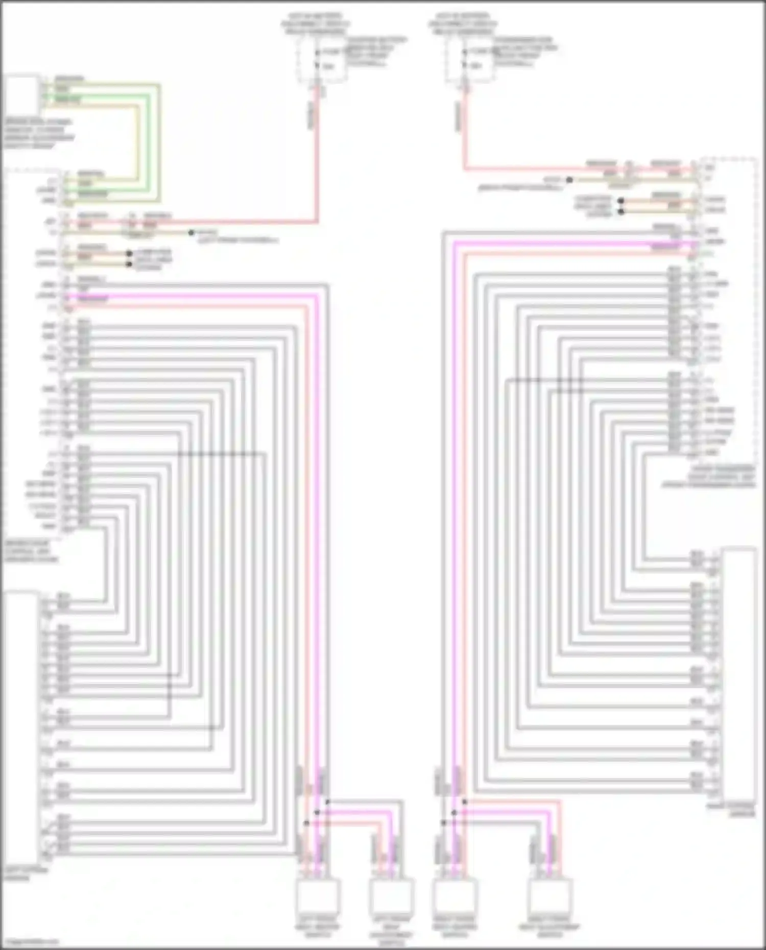 GLE-class Mercedes-Benz V167 facelift (2023-2024): Memory mirrors circuit