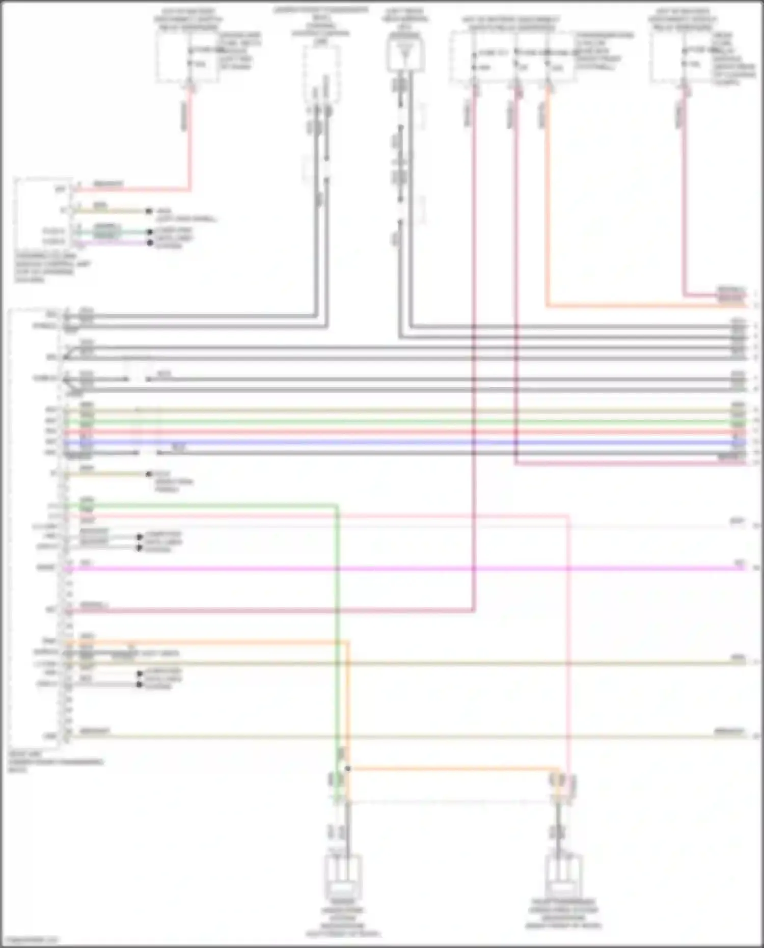 GLE-class Mercedes-Benz V167 facelift (2023-2024): Comand actuation circuit (1 of 4)