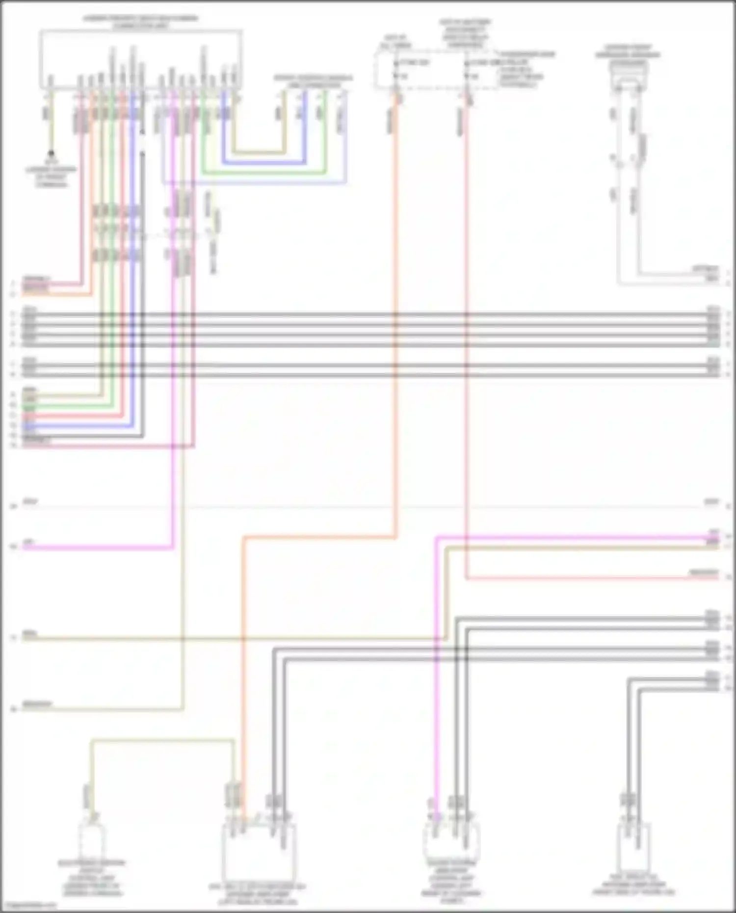 GLE-class Mercedes-Benz V167 facelift (2023-2024): Comand actuation circuit (2 of 4)